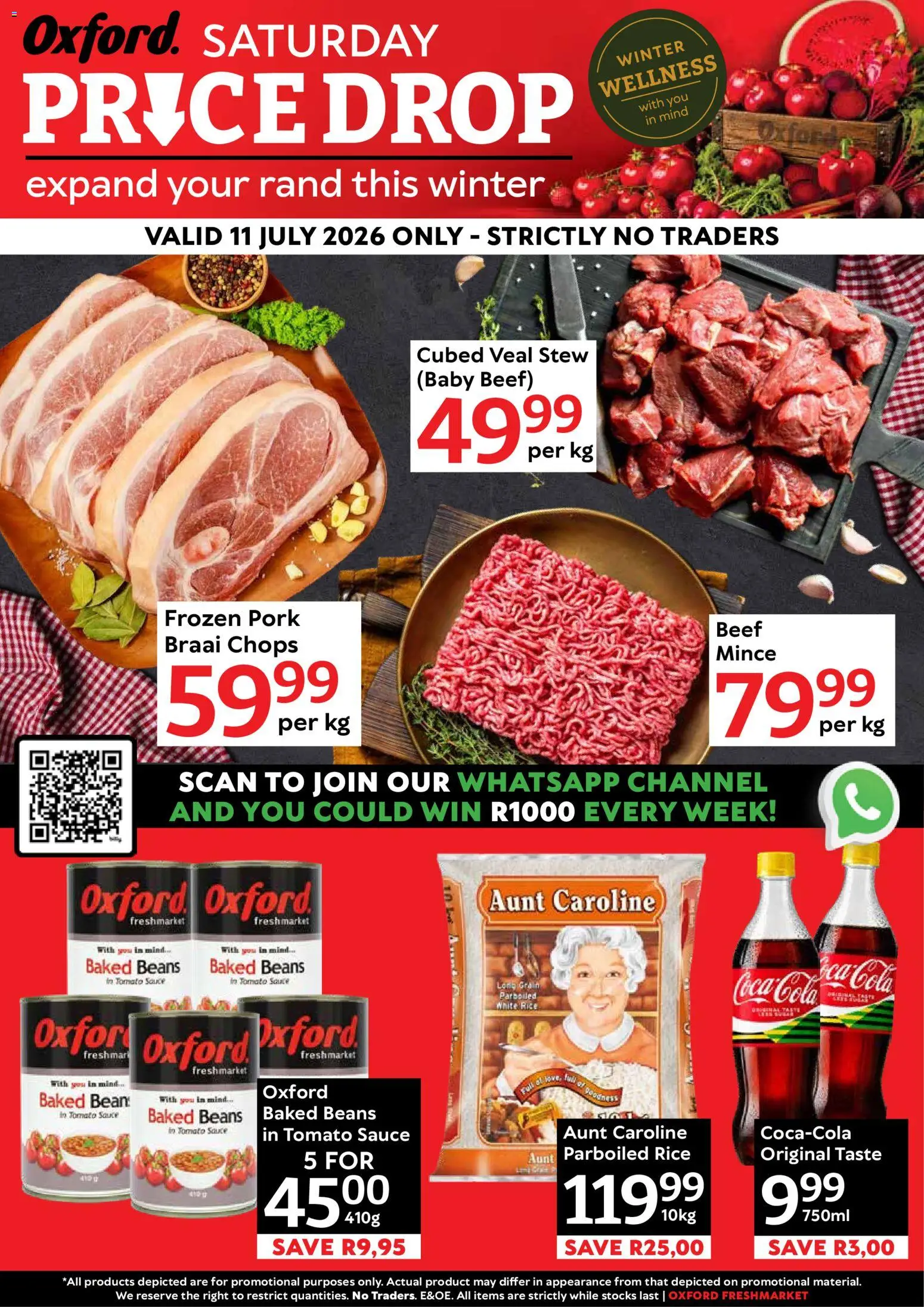 New Oxford Freshmarket catalogue – valid from 11/07/2026 | Page: 1 | Products: Beans, Beef, Tomato sauce, Sauce