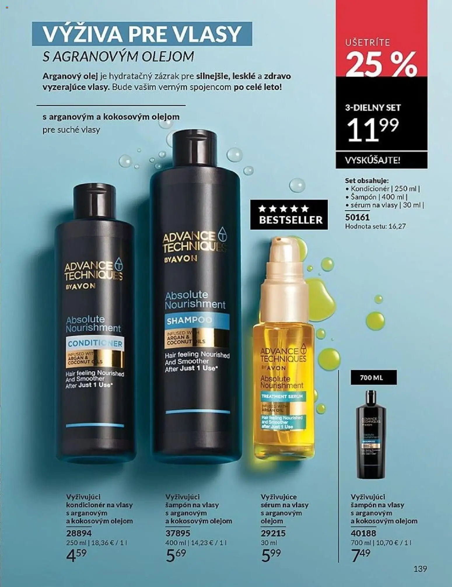Nové Avon akcie – leták je platný od 01.06.2026 | Strana: 139 | Produkty: Olej, Šampón, Kondicionér