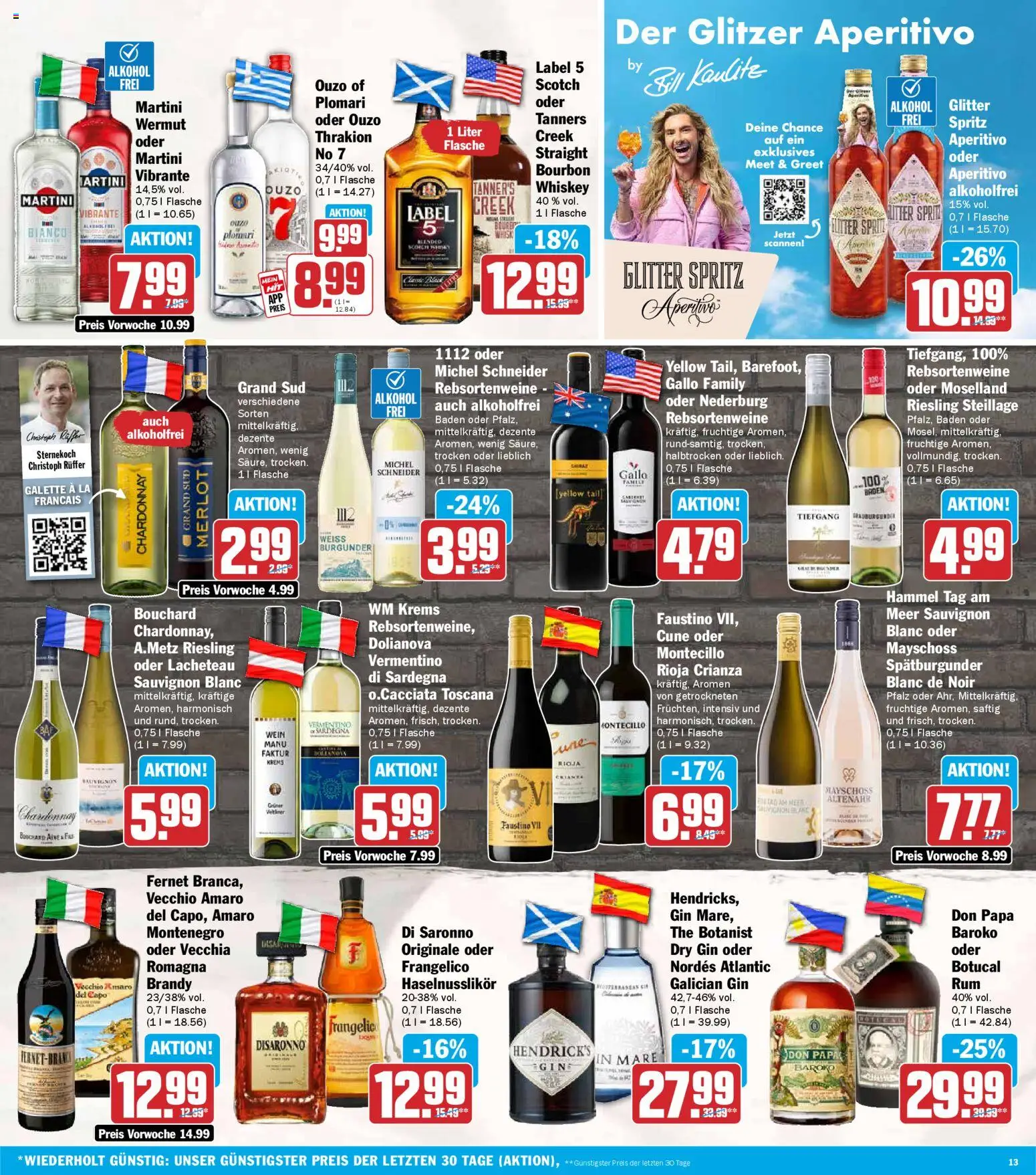 HIT Prospekt 	 – gültig ab 09.03.2026 | Seite: 13 | Produkte: Ouzo, Merlot, Bourbon, Whiskey