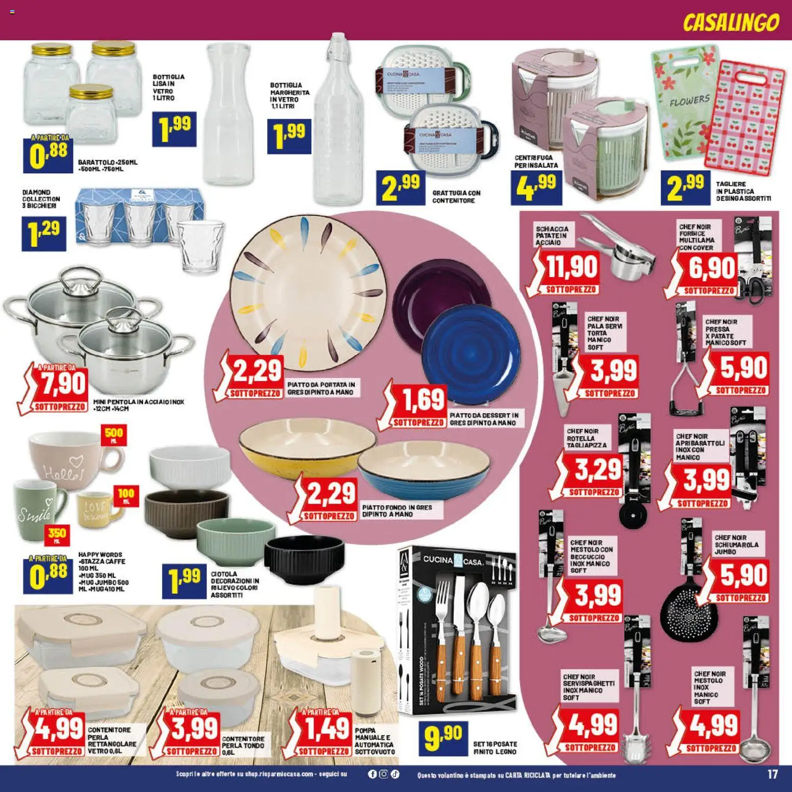 Volantino RisparmioCasa del 24/09/2026 | Pagina: 17