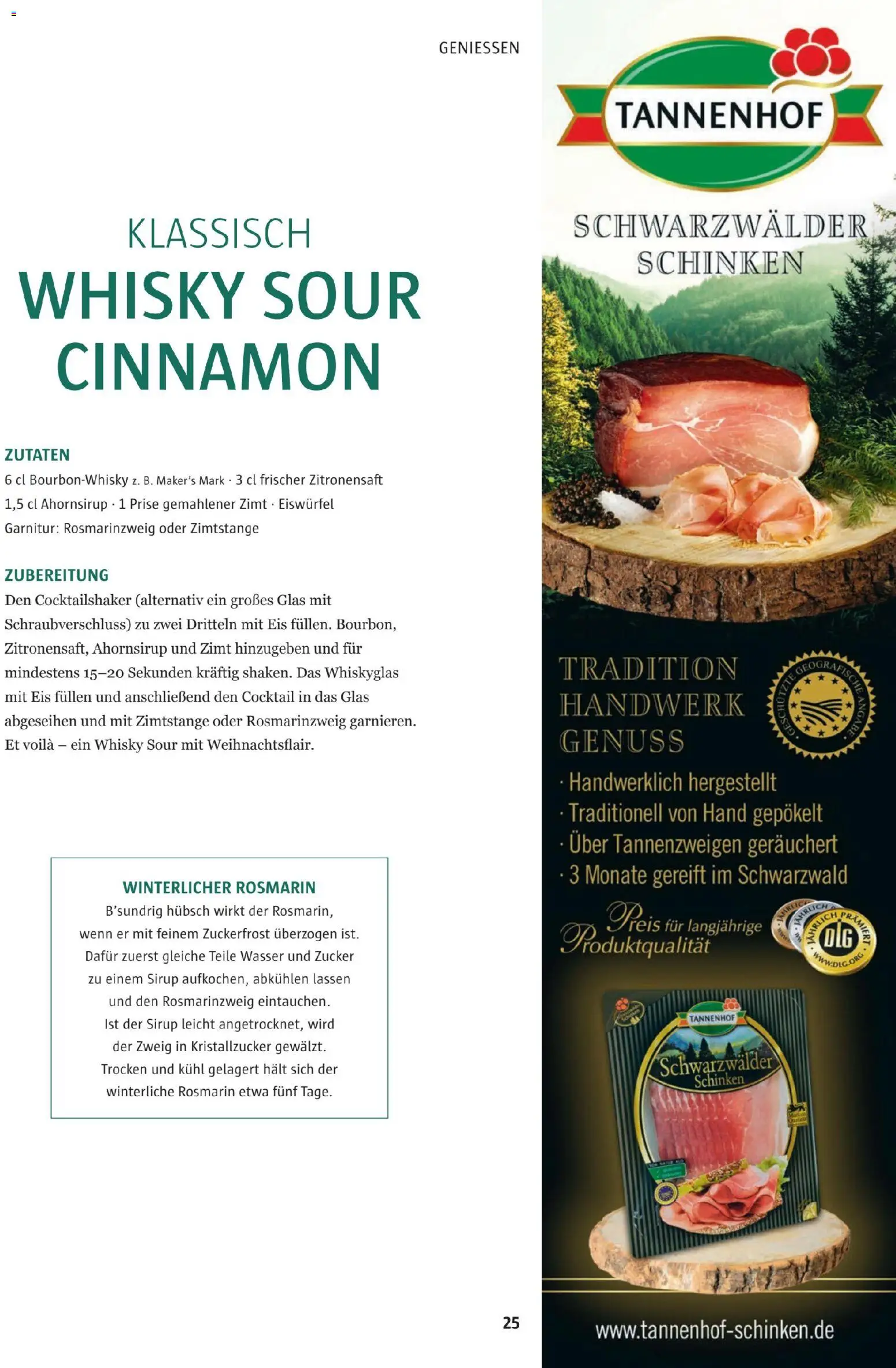 Sutterlüty B’sundrig Magazine gültig ab 17.11.2025 | Seite: 25 | Produkte: Eis, Wasser, Zucker, Schinken