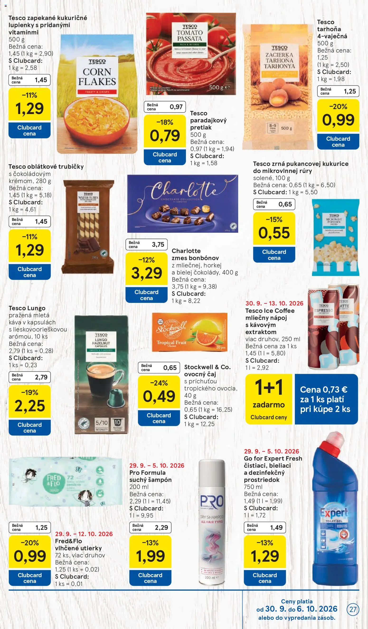 Nové Tesco akcie – leták je platný od 30.09.2026 | Strana: 27