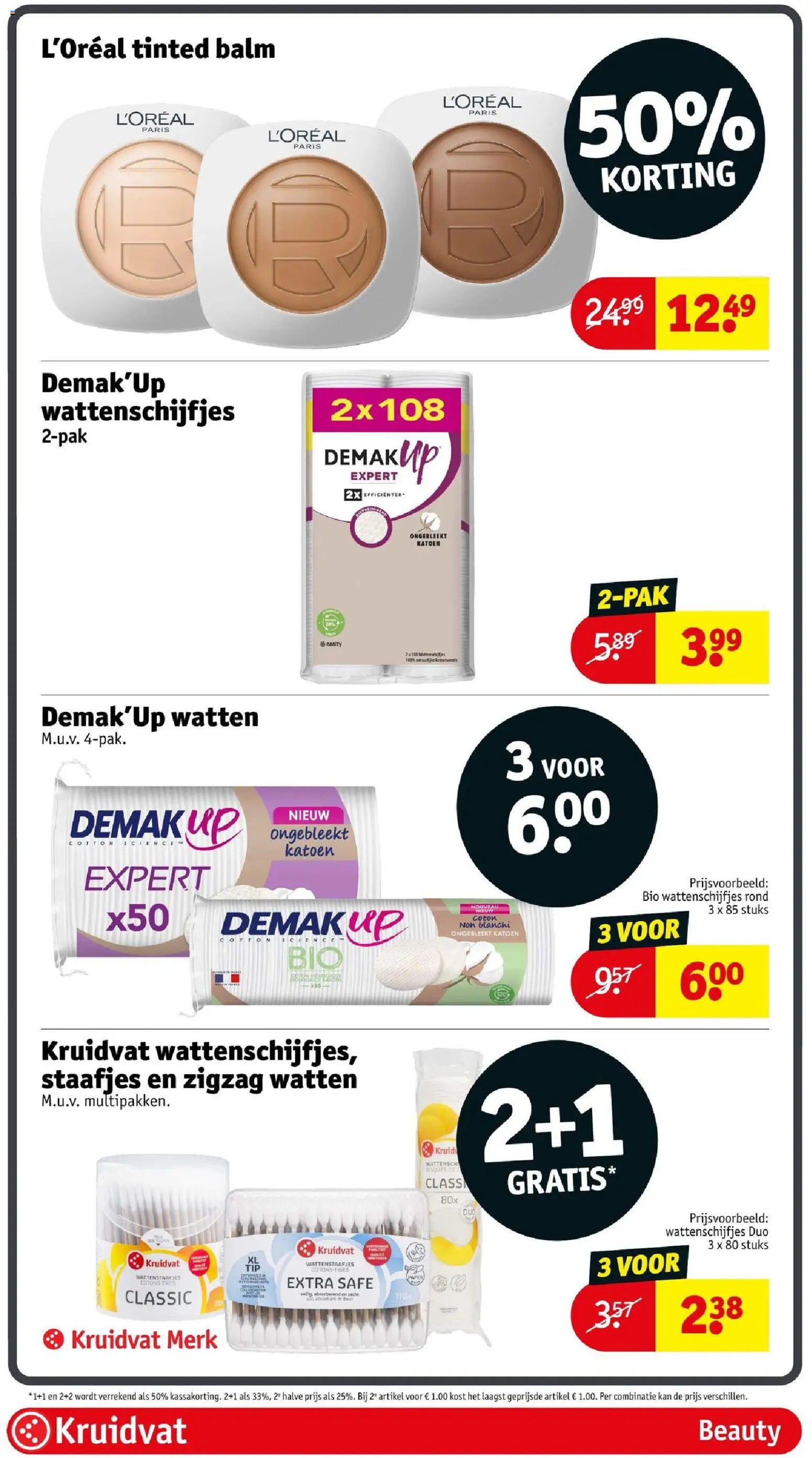 {H1} | Pagina: 3 | Producten: Kan, Watten, Wattenstaafjes