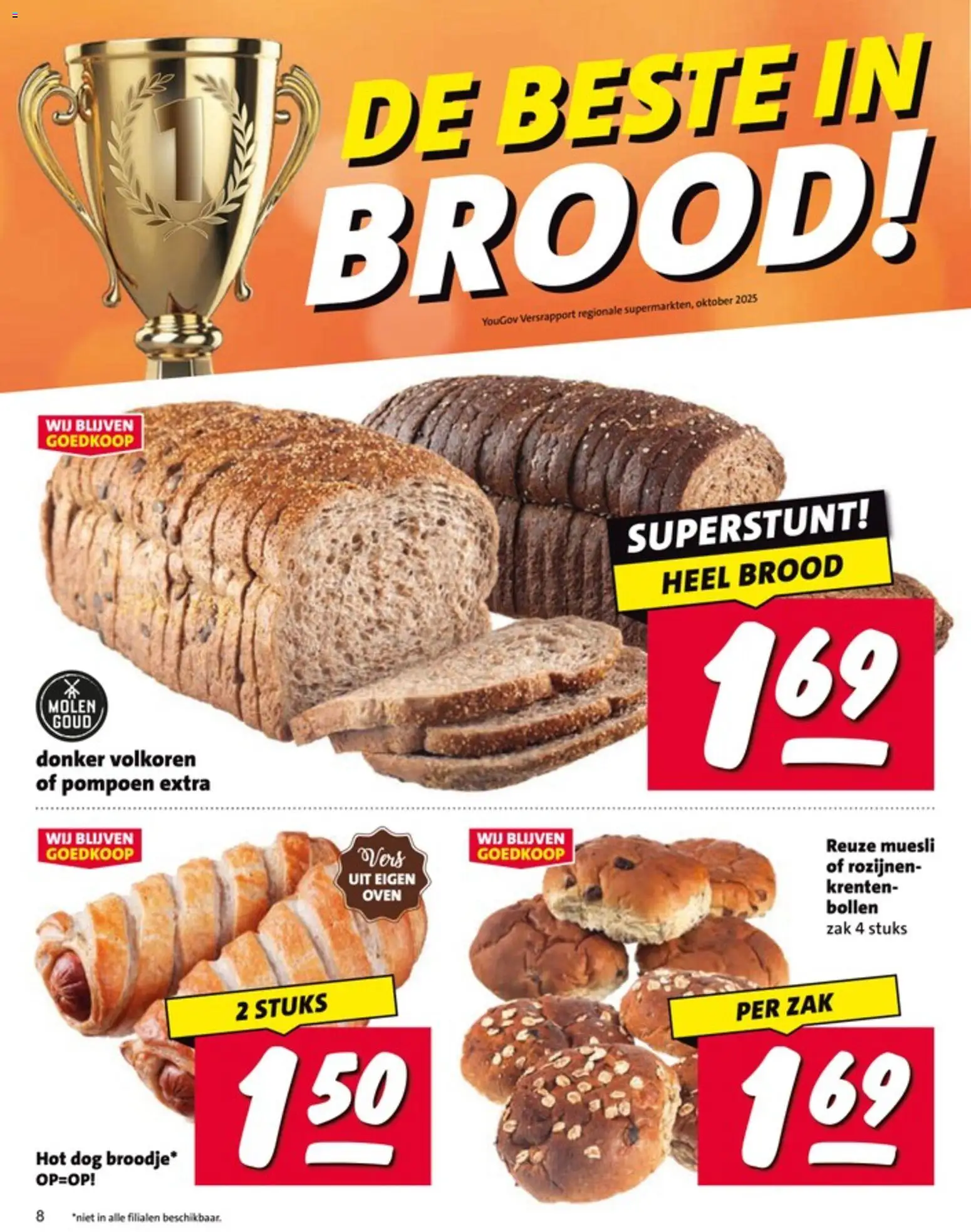{H1} | Pagina: 8 | Producten: Pompoen, Brood, Zak, Muesli