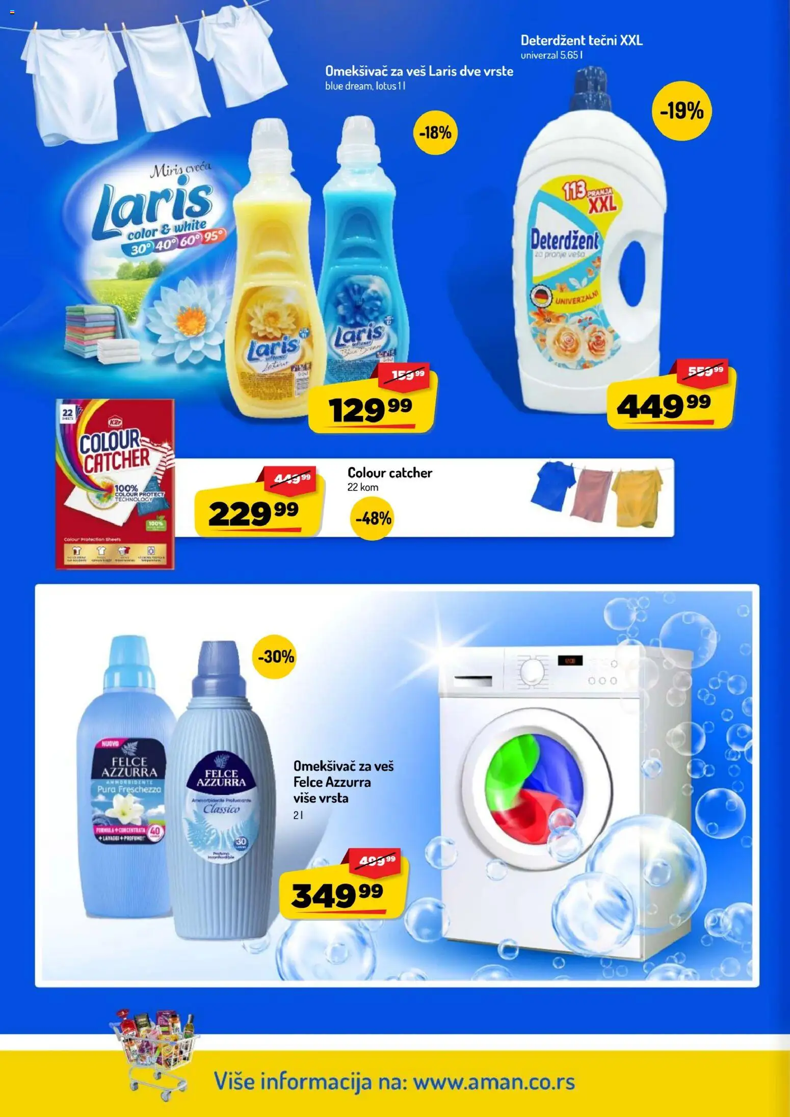 Aman katalog - važi od 28.09.2026 | Strana: 34 | Proizvode: Omekšivač, Lotus, Felce azzurra, Omekšivač za veš