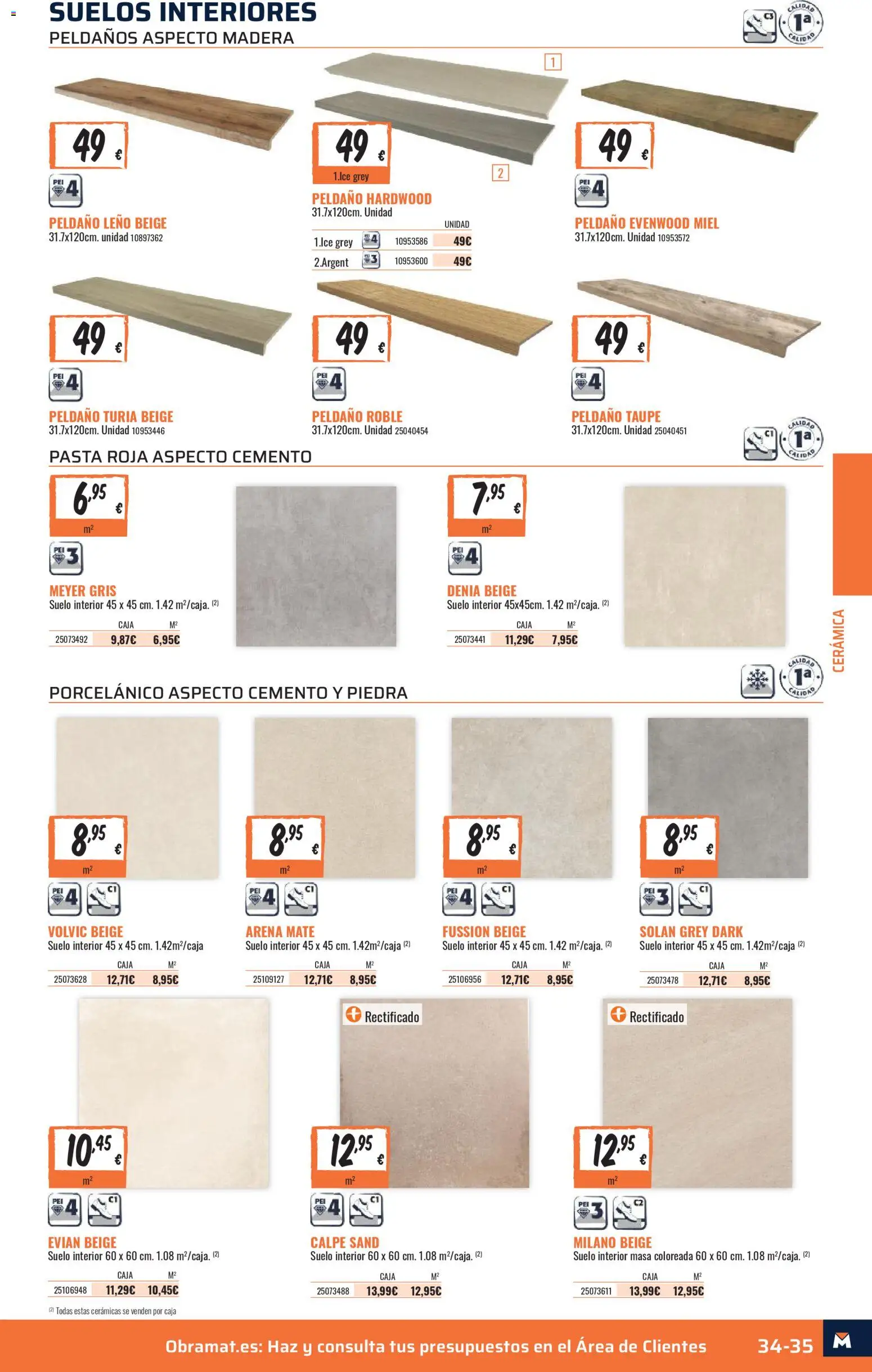 Obramat - Reformas Otono Imprenta Almacenes 21 Burgos 2026 │ válido desde el 09/10/2026 | Página: 35 | Productos: Miel, Masa, Pasta, Caja