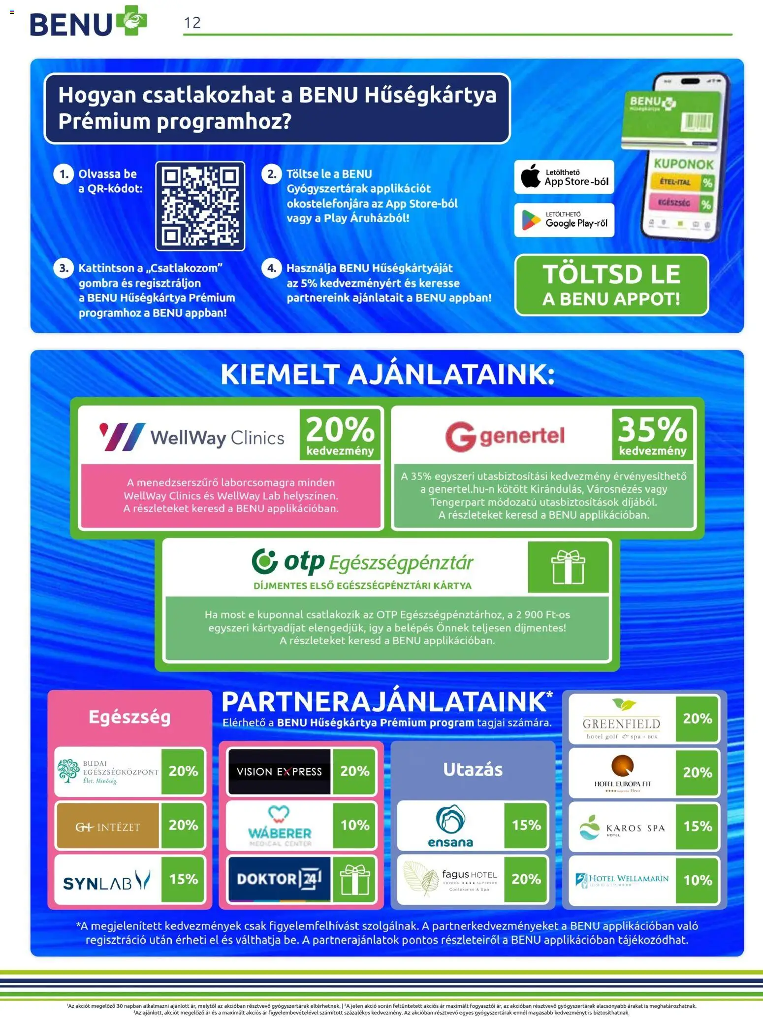 BENU Gyógyszertárak akciós ujság - amely érvényes a következő dátumtól: 2026.08.01. | Oldal: 12