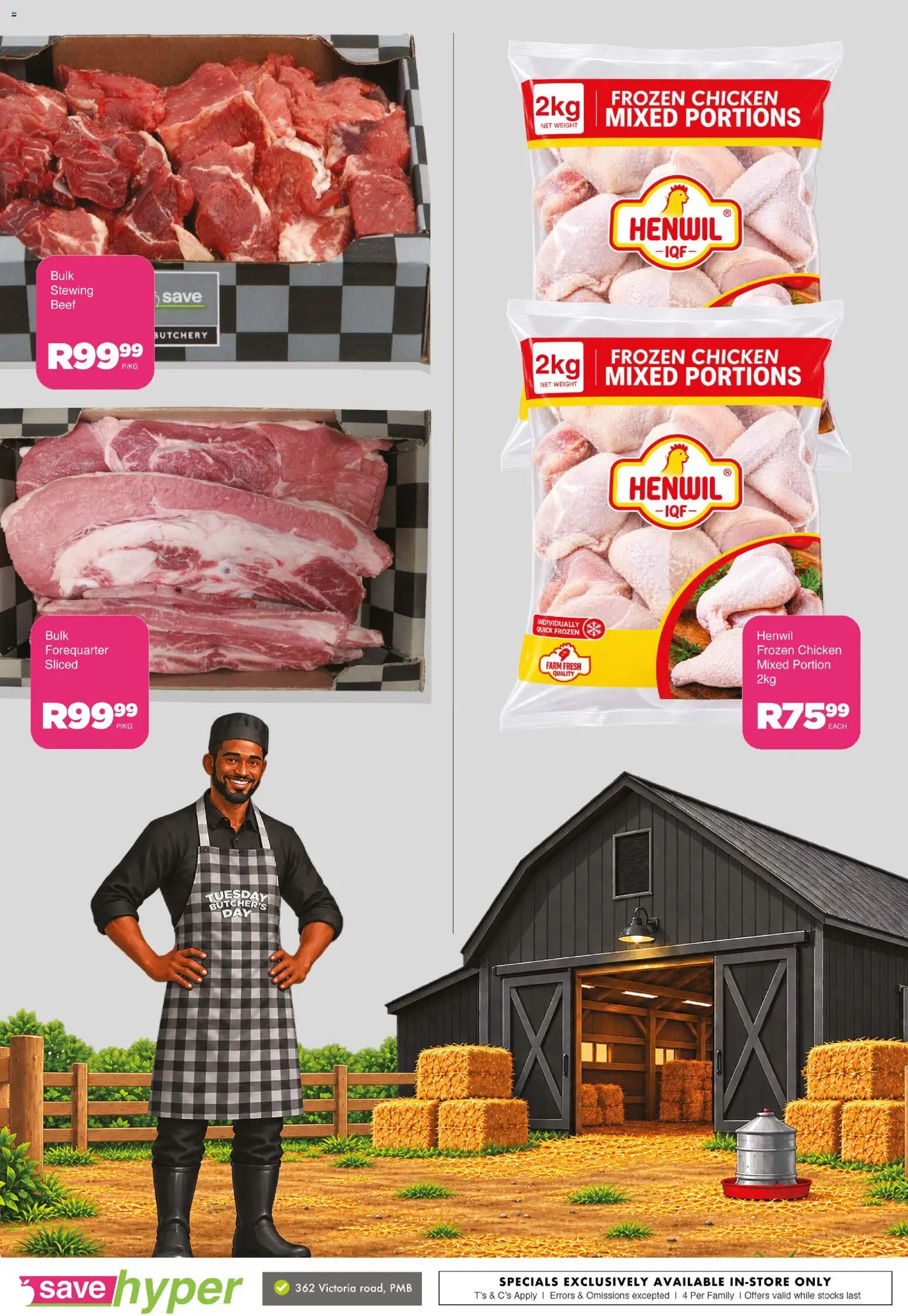 New Save catalogue – valid from 13/10/2026 | Page: 10 | Products: Frozen chicken, Chicken, Beef
