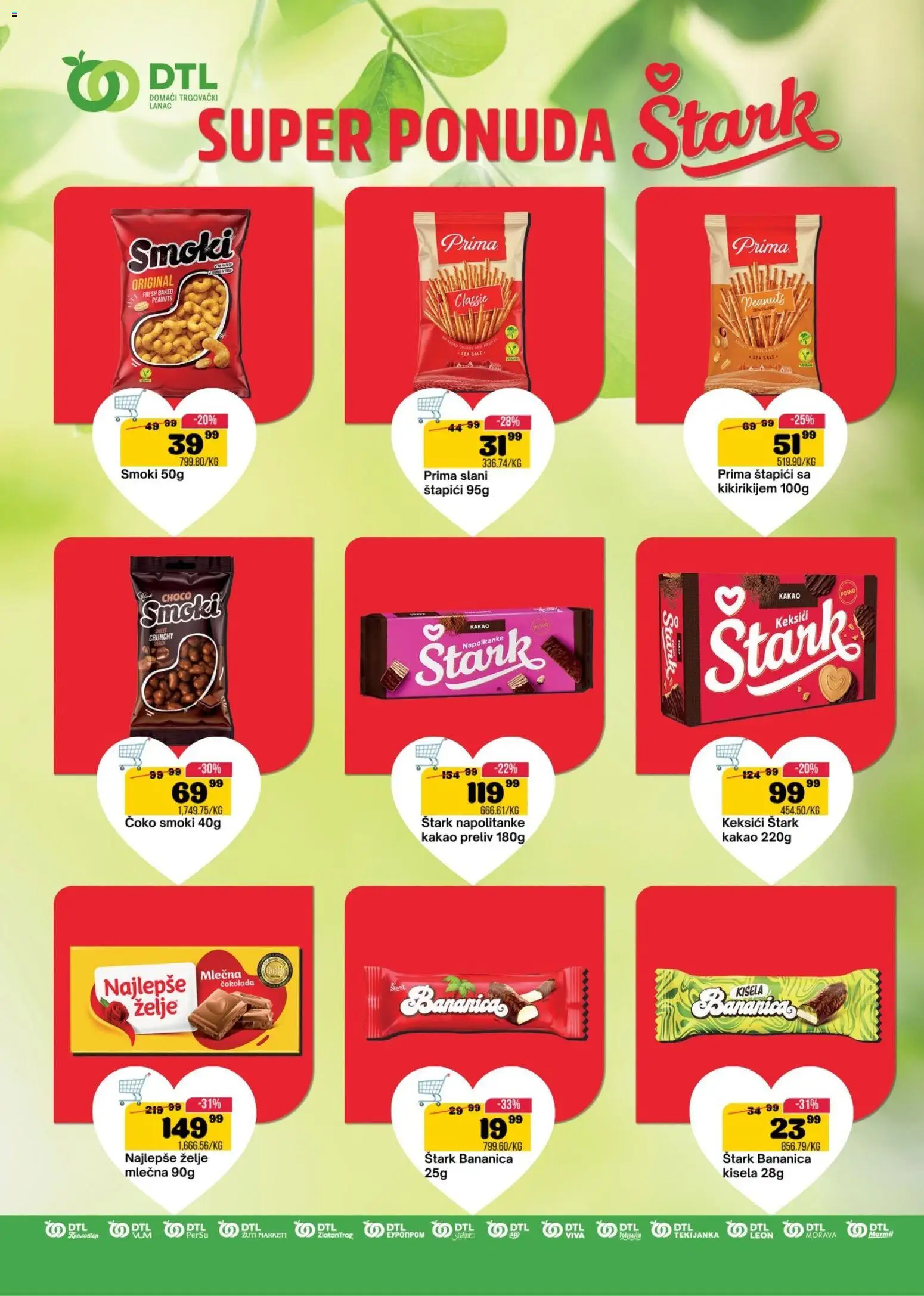 Senta Promet katalog - važi od 17.06.2026 | Strana: 3 | Proizvode: Smoki, Čokolada, Mlečna čokolada, Napolitanke