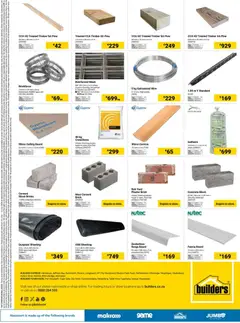 Builders specials catalogue – valid from 16/06/2026 | Page: 8 | Products: USB, Plaster, Stock, Cement