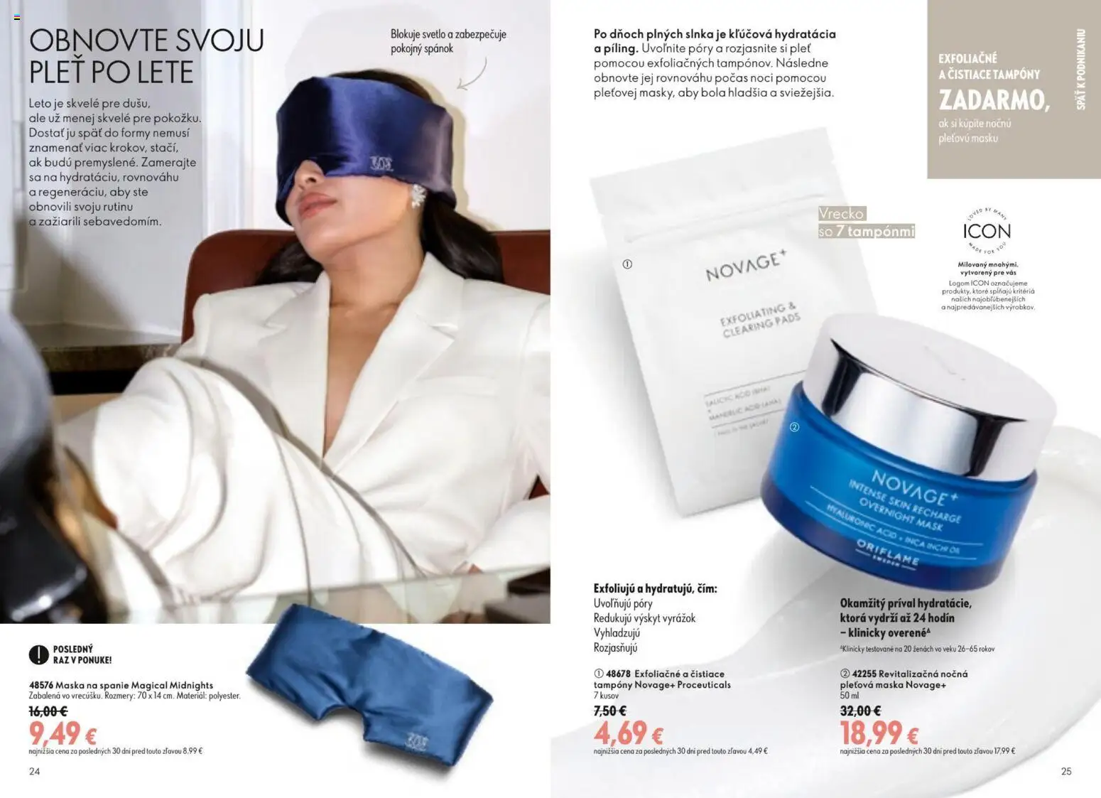Nové Oriflame akcie – leták je platný od 19.08.2026 | Strana: 13 | Produkty: Svetlo, Maska