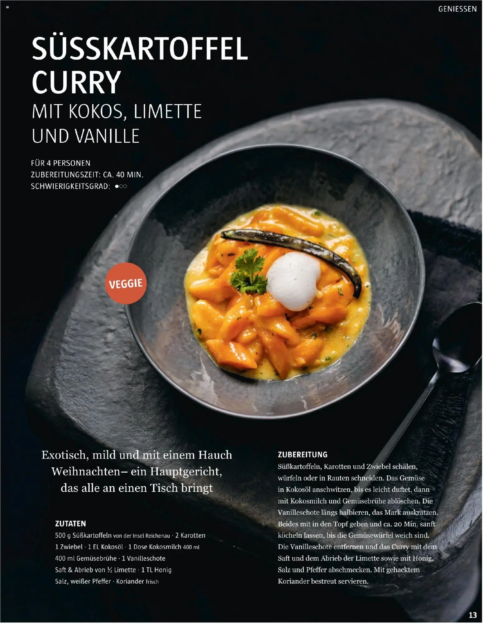 Sutterlüty B’sundrig Magazine gültig ab 17.11.2025 | Seite: 78 | Produkte: Gemüse, Vanille, Tisch, Kokosmilch