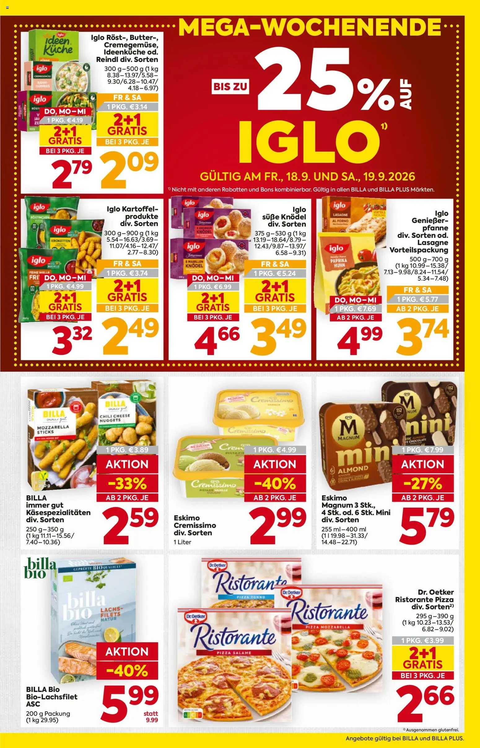 Billa - Flugblatt gültig ab 17.09.2026 | Seite: 13