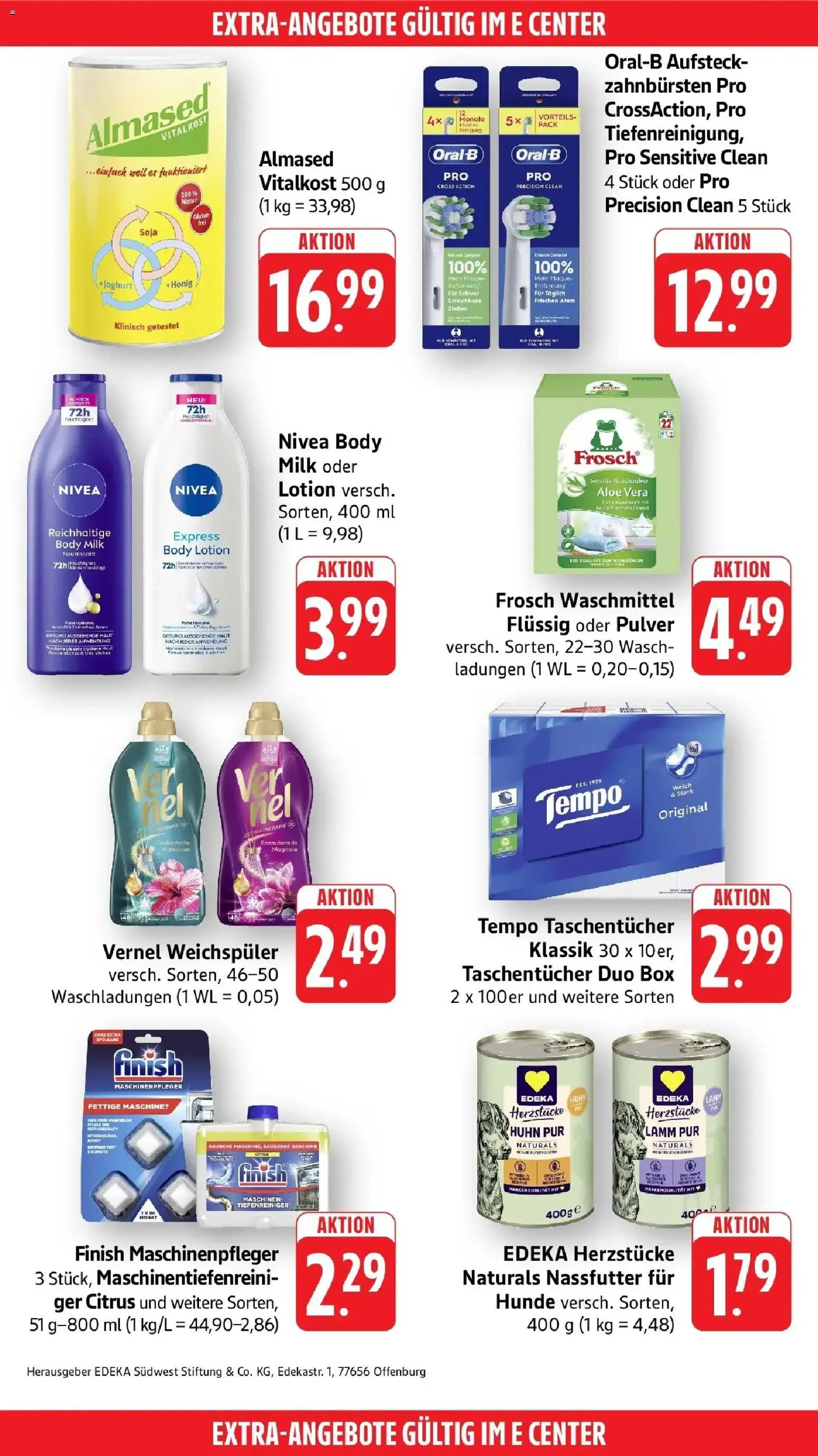 Edeka Prospekt Überlingen (ab 03.08.2026) » Angebote Online | Seite: 47 | Produkte: Box, Waschpulver, Body Lotion, Tempo