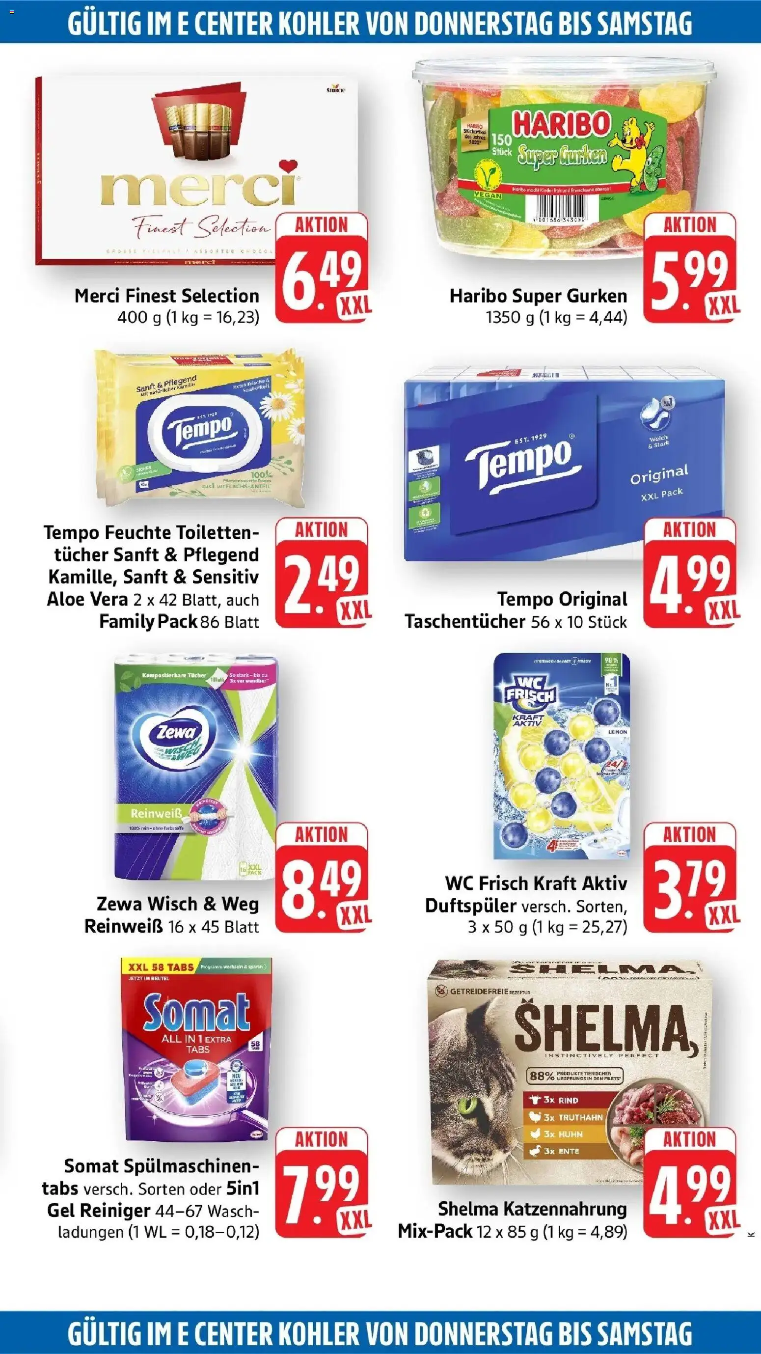 Edeka Prospekt Kehl (ab 31.08.2026) » Angebote Online | Seite: 53 | Produkte: Haribo, Wc frisch, Gurken, Ente