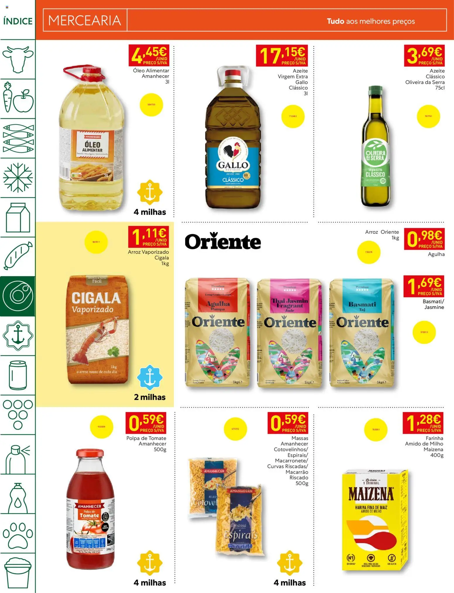 Recheio folheto │ válido de 20/10/2026 | Página: 14 | Produtos: Óleo alimentar, Macarrão, Massa, Milho