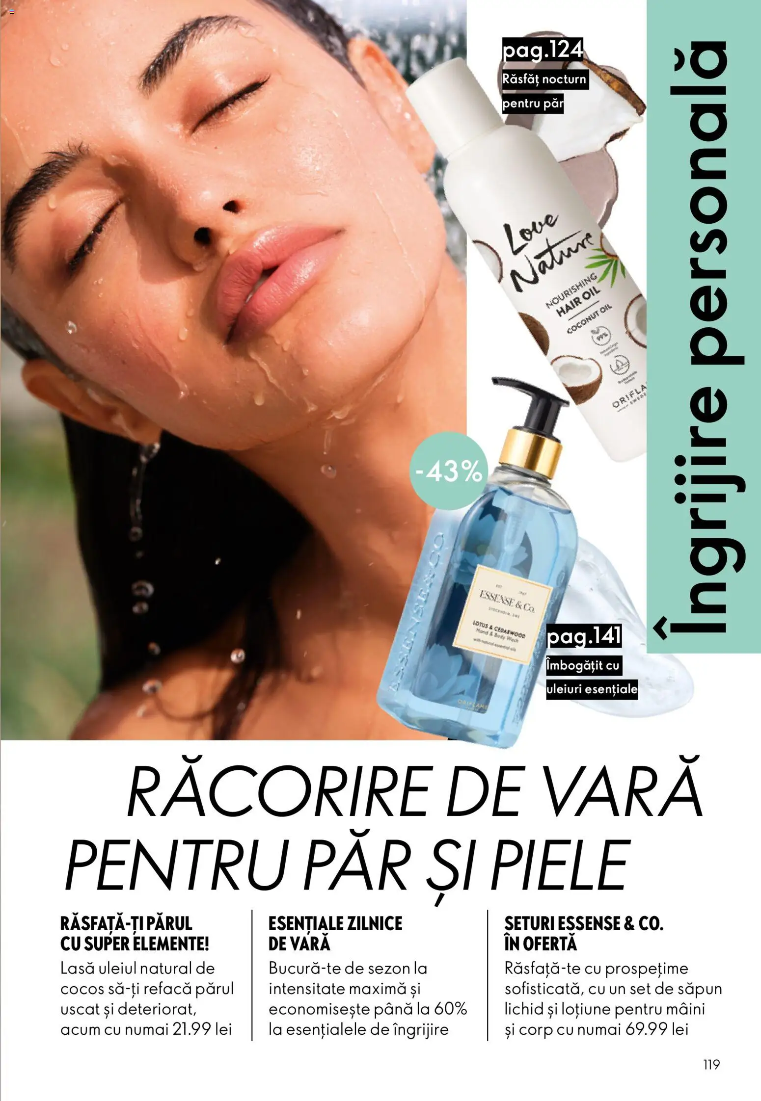 Noul catalog Oriflame – valabil de la 08.07.2026 | Pagină: 119 | Produse: Body, Săpun