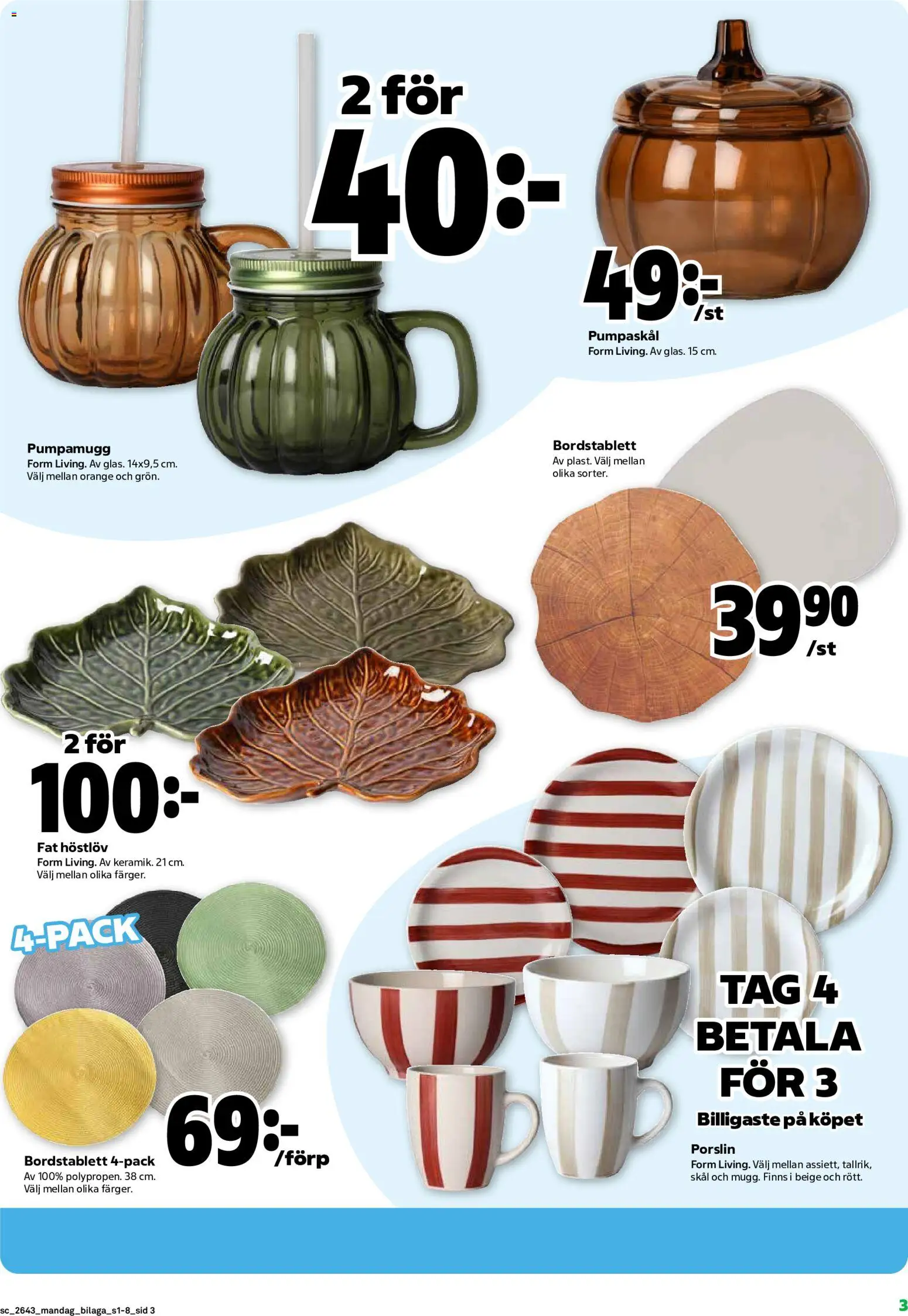 Stora Coop reklamblad aktuell från 19/10/2026 | Sida: 19 | Produkter: Bordstablett