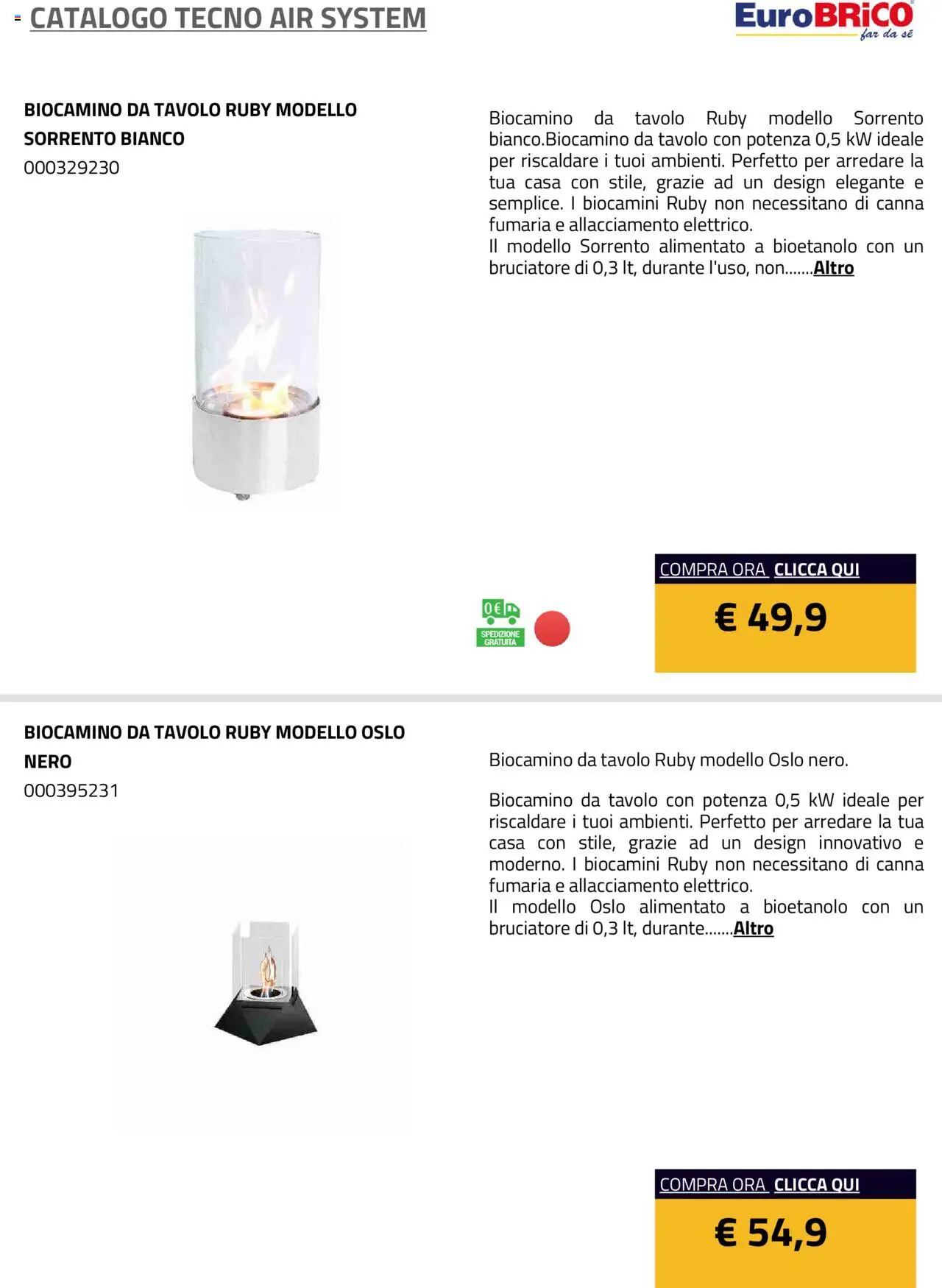 Volantino Eurobrico del 23.07.2025 | Pagina: 2 | Prodotti: Tavolo