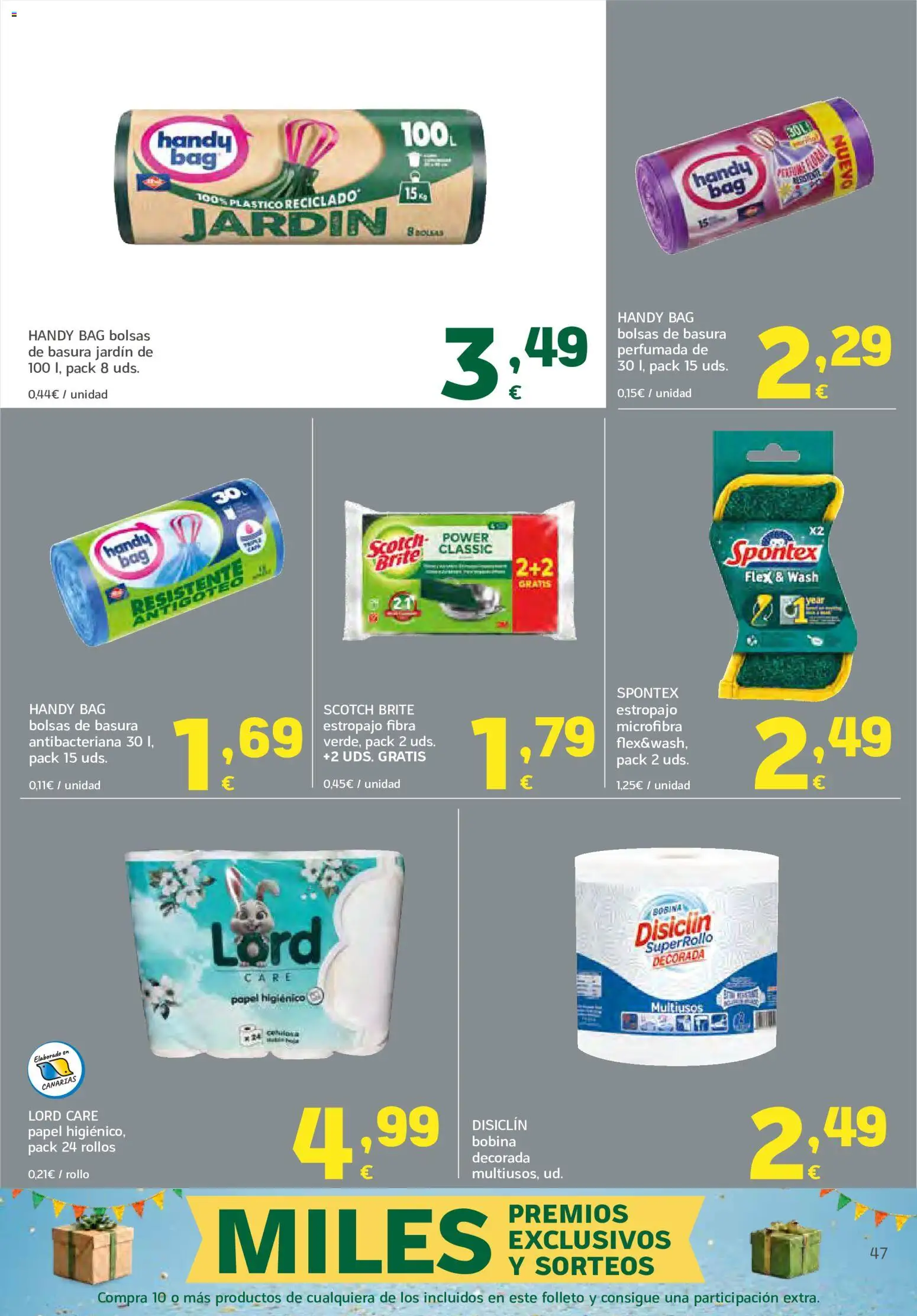 HiperDino folleto │ válido desde el 24/09/2026 | Página: 47 | Productos: Bolsas de basura, Papel higienico