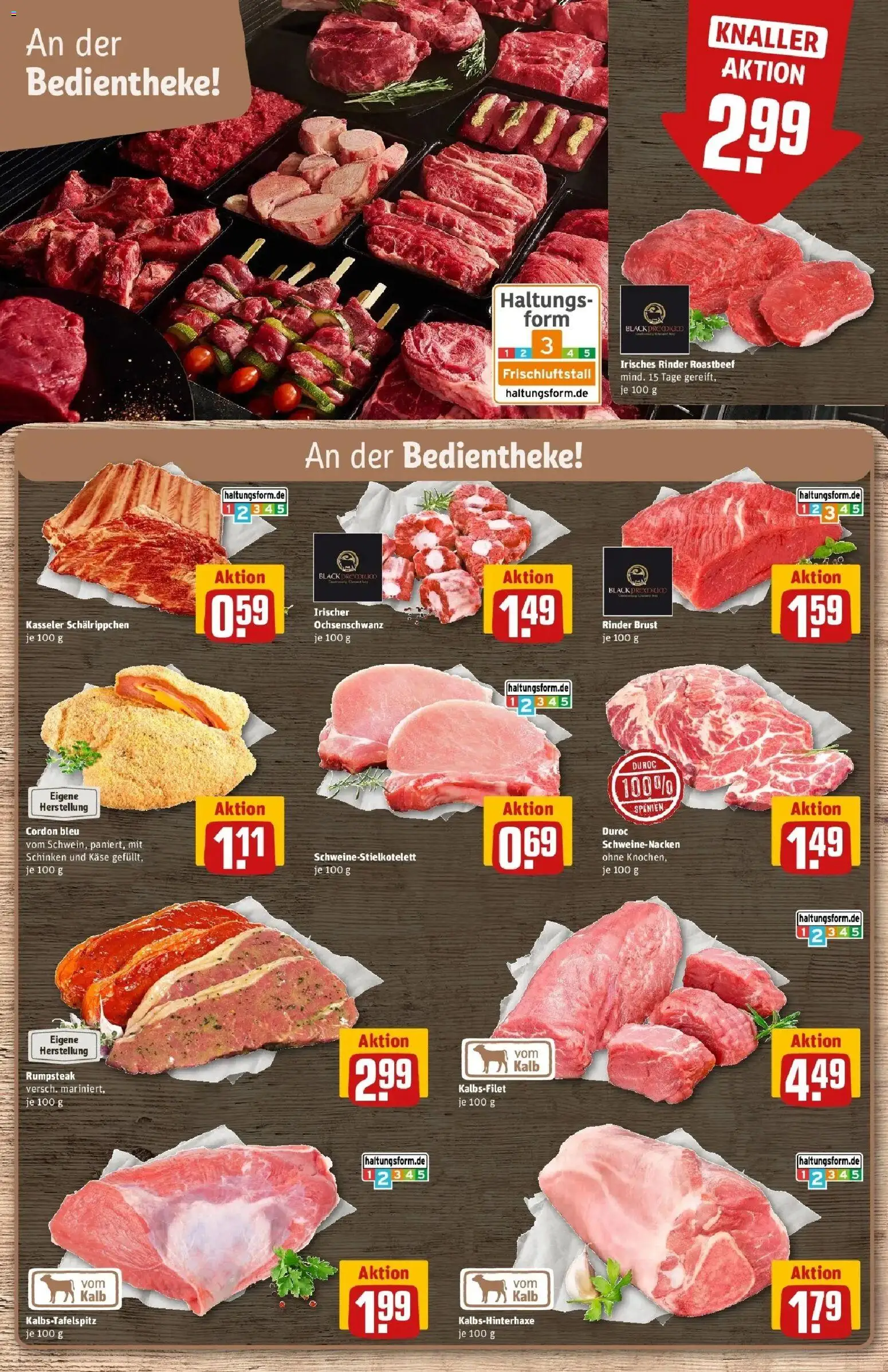 REWE Prospekt ab 05.10.2026 zum Blättern » Angebote | Seite: 10 | Produkte: Käse, Schweinenacken, Roastbeef, Schinken