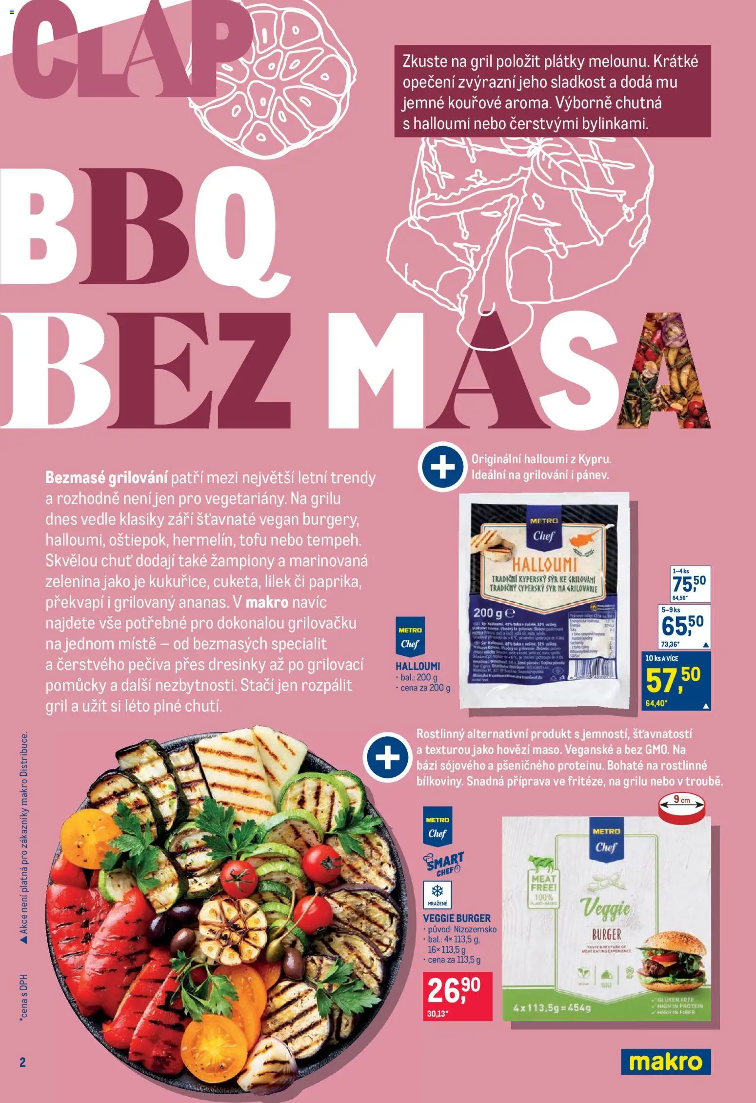Makro leták - Pro milovníky jídla od 29.07.2026 | Strana: 2 | Produkty: Veggie, Vegan, Hovězí, Zelenina