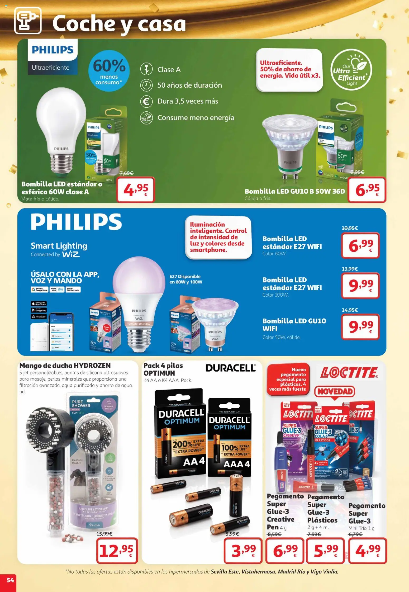 Alcampo folleto Telde │ válido desde el 22/10/2026 | Página: 54 | Productos: Smartphone, Bombilla, Mango, Iluminación