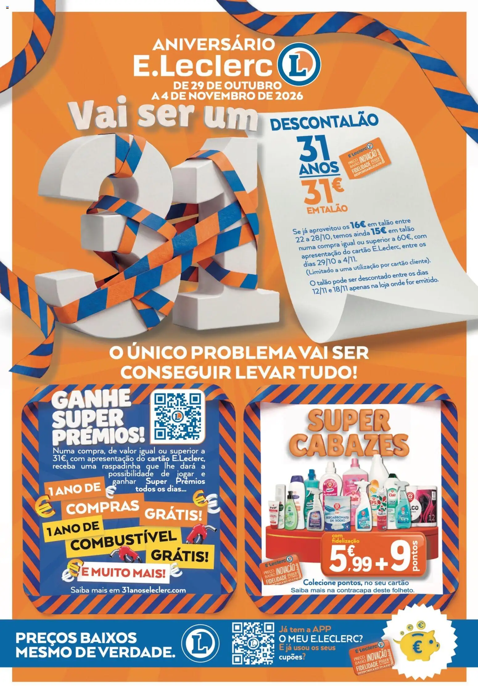 E.Leclerc folheto │ válido de 29/10/2026 | Página: 1