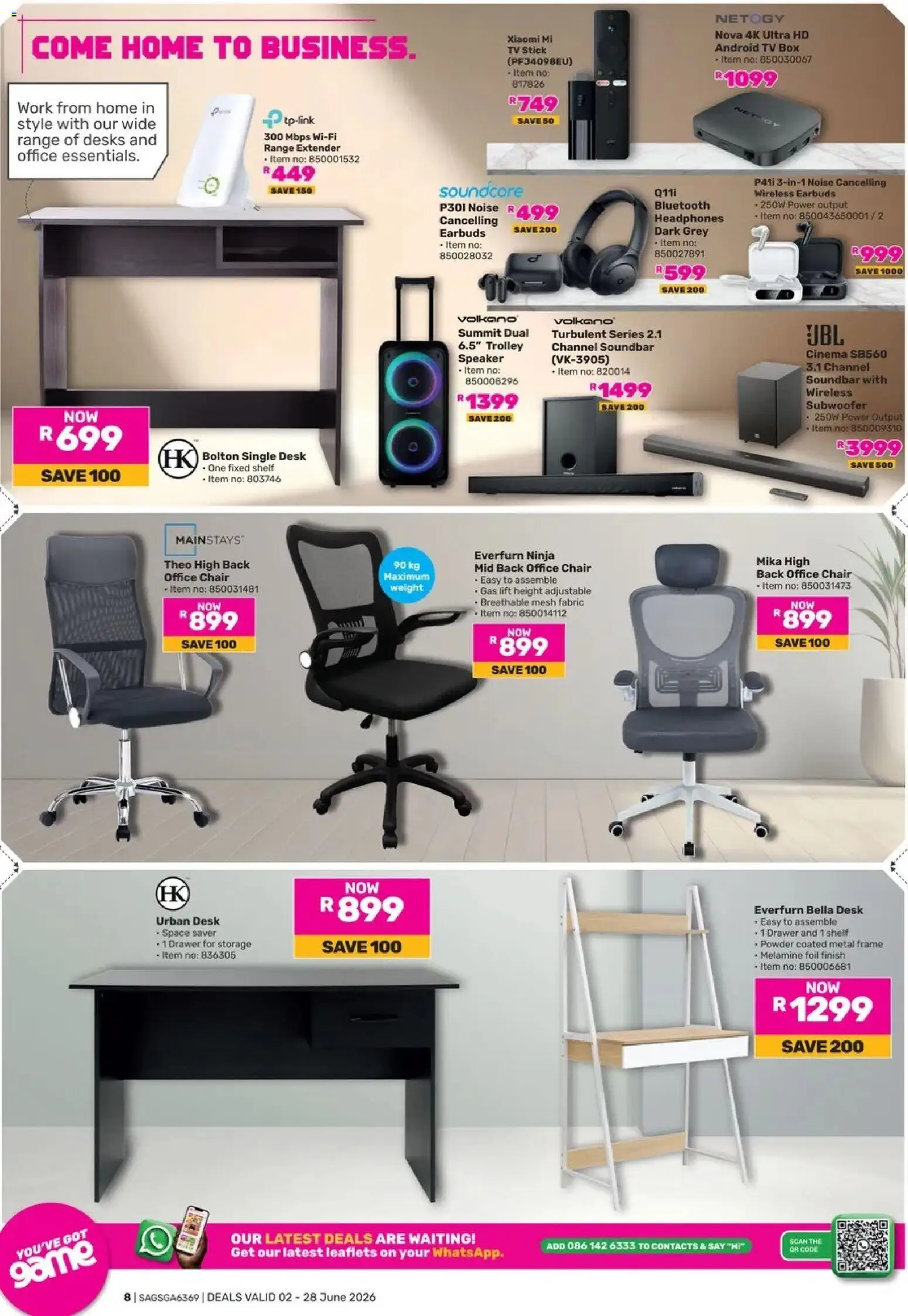 Game - There's Always Rooms For Improvement valid from 02.06.2026 | Page: 8 | Products: Speaker, Weight, Game, Shelf
