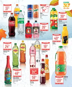Náhled letáku Globus leták - Nápoje od 23.09.2026 | Strana: 11 | Produkty: Robby Bubble, Yo sirup, Mirinda, Sirup