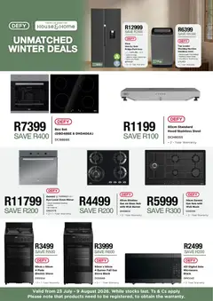 House and Home specials catalogue – valid from 23/07/2026