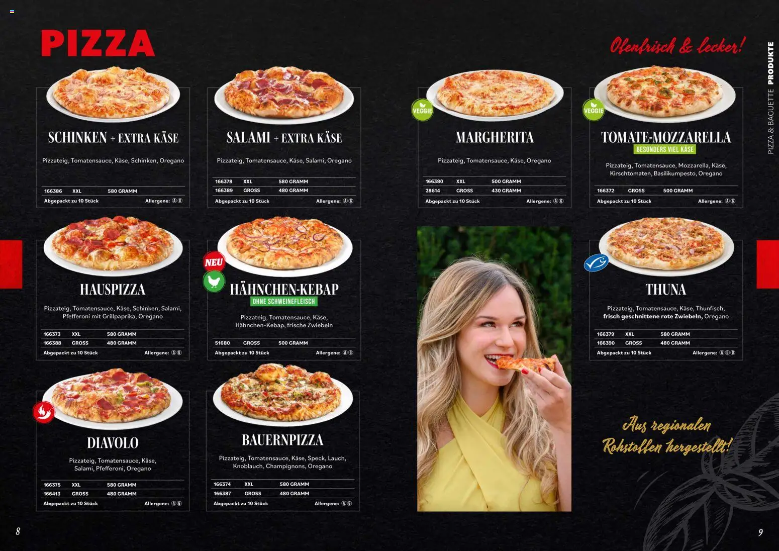 Metro angebote Pizza & Baguette gültig ab 07.04.2026 | Seite: 5 | Produkte: Jääkaappipakastin, Salami, Schinken, Schweinefleisch