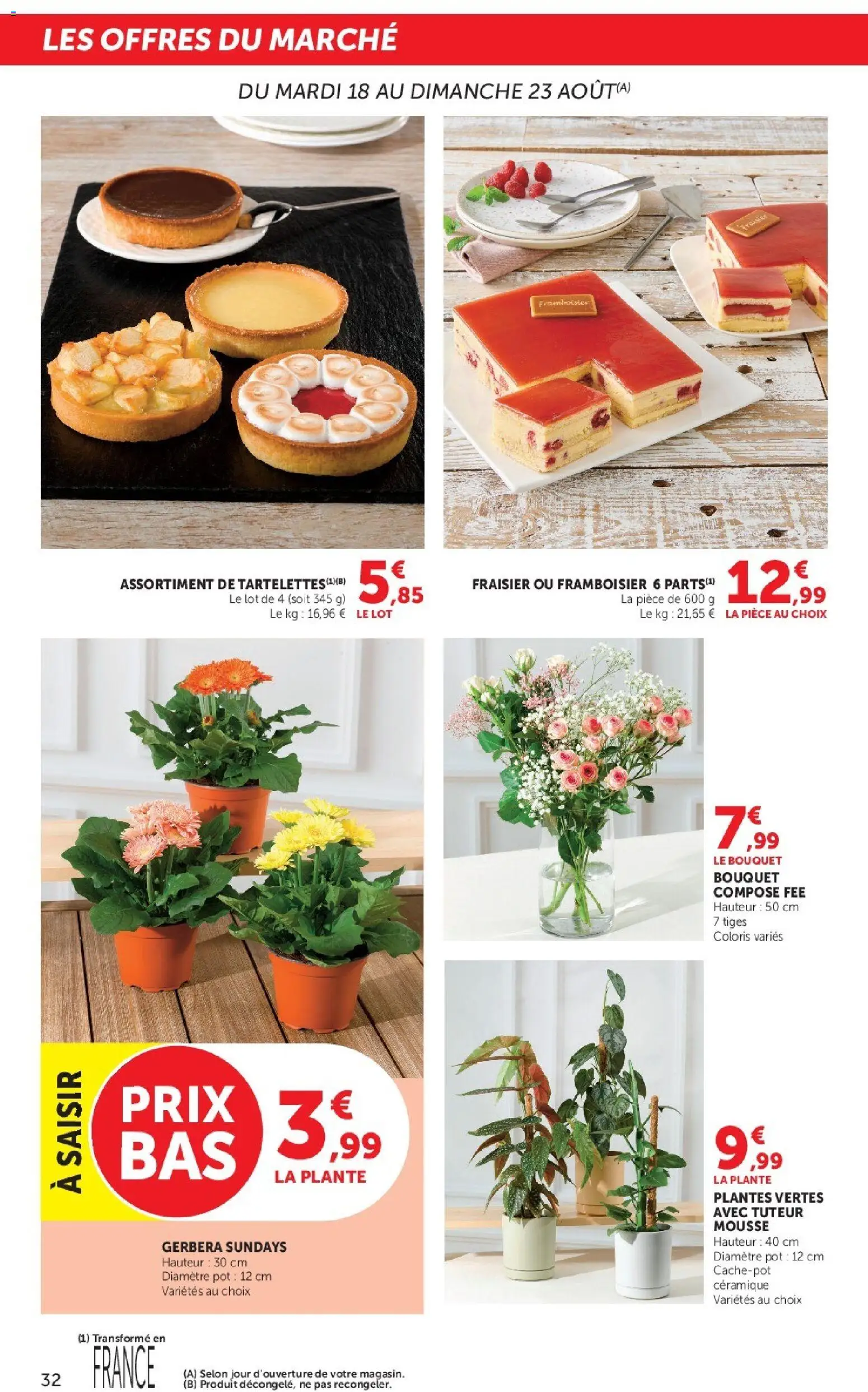 {H1} | Page: 32 | Produits: Plantes, Mousse, Fraisier, Plantes vertes
