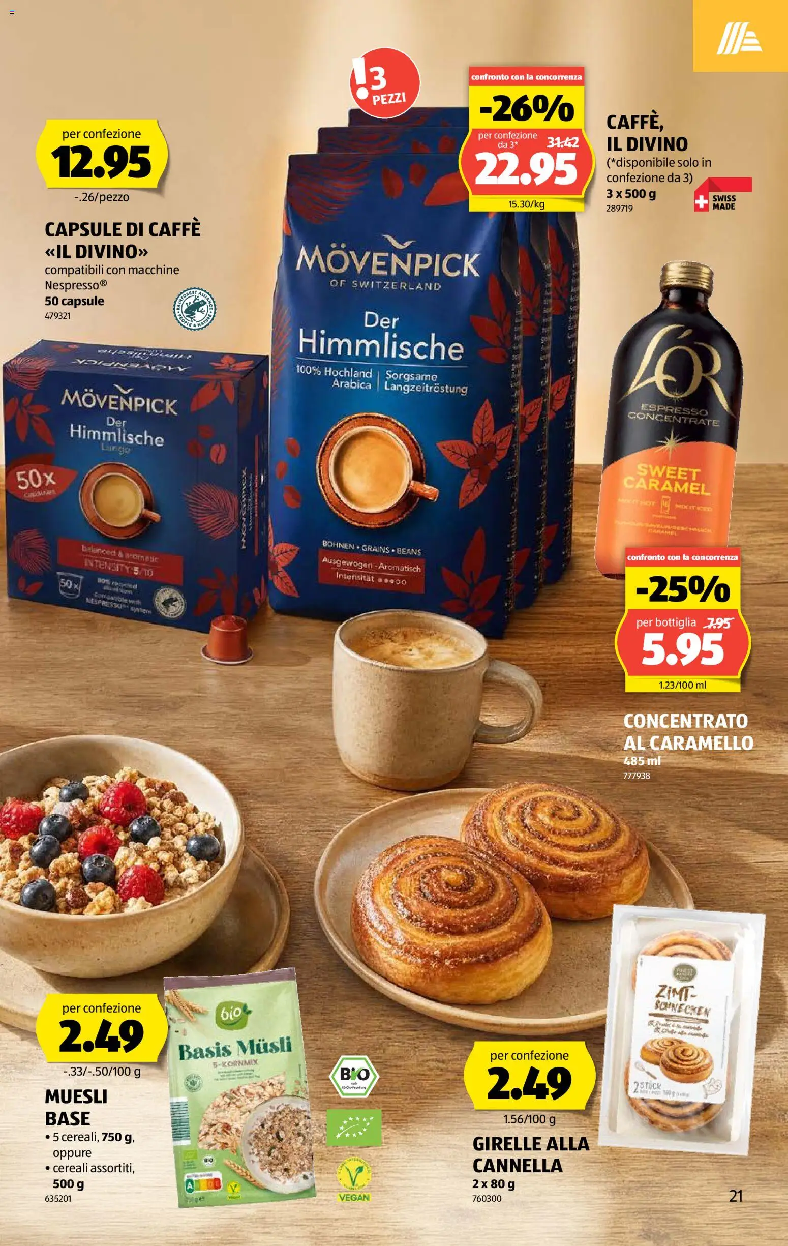 Aldi aktionen IT – gültig ab 15.10.2026 | Seite: 21 | Produkte: Müsli