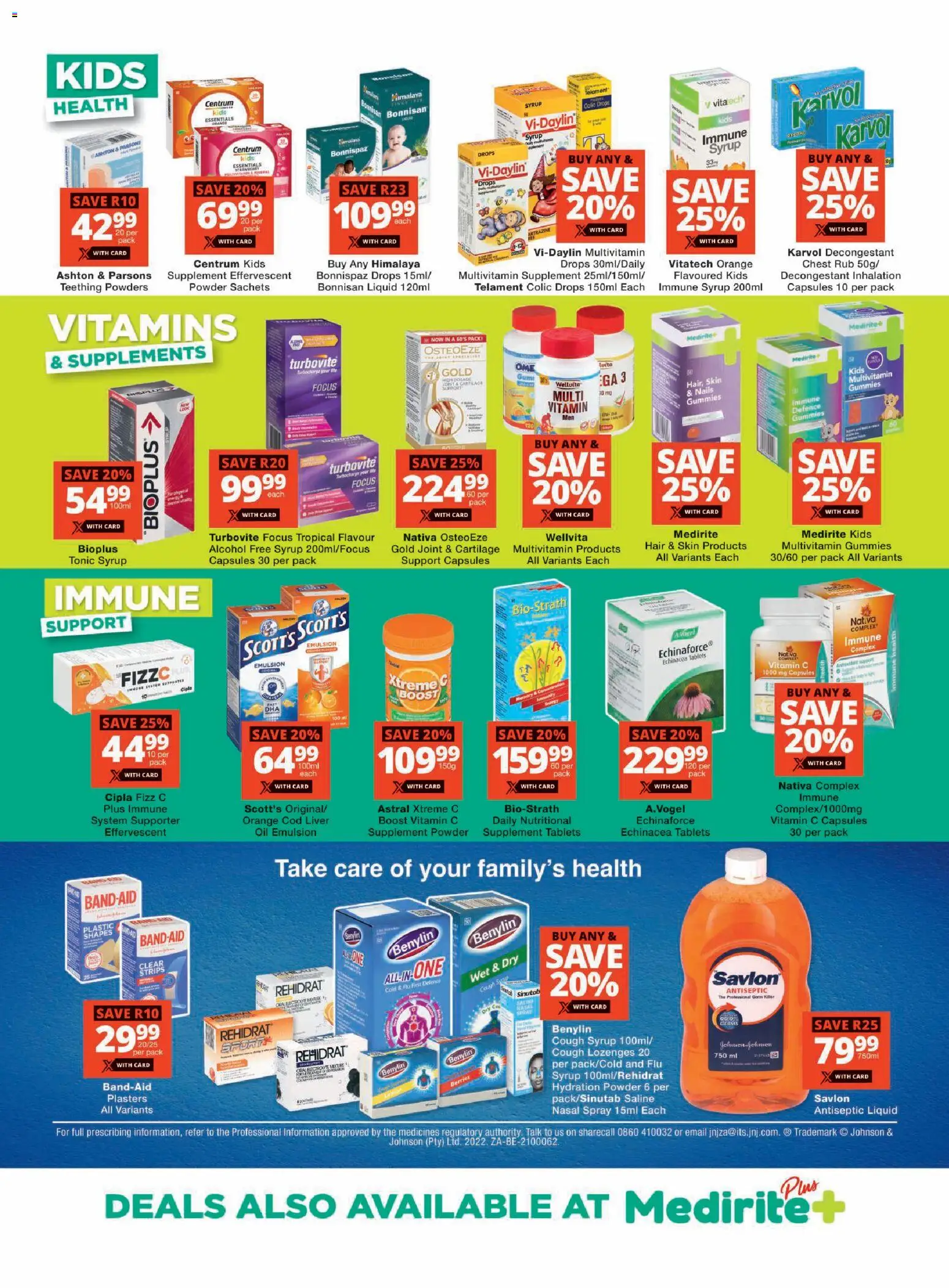 New Checkers catalogue – valid from 20.04.2026 | Page: 3 | Products: Vitamins, Powder, Lozenges, Syrup