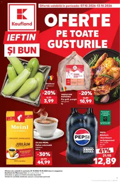 Ofertele Kaufland valabile de la 07.10.2026