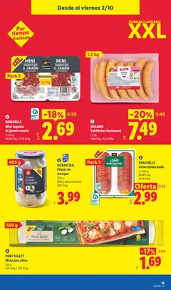 Vista previa OCEAN SEA Filetes de arenque, Filetes de arenque 700 g (405 g peso escurrido) válido desde el 28/09/2026 | Página: 31