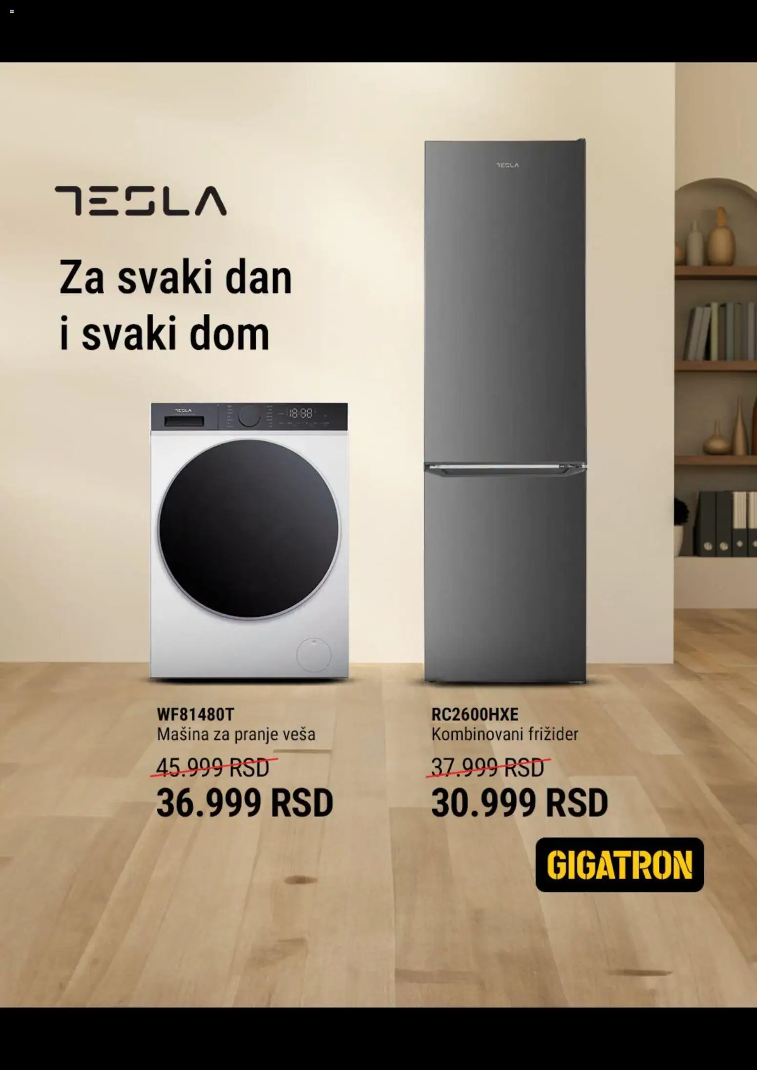 Gigatron katalog - važi od 28.09.2026 | Strana: 11 | Proizvode: Mašina za pranje veša, Kombinovani frižider, Frižider