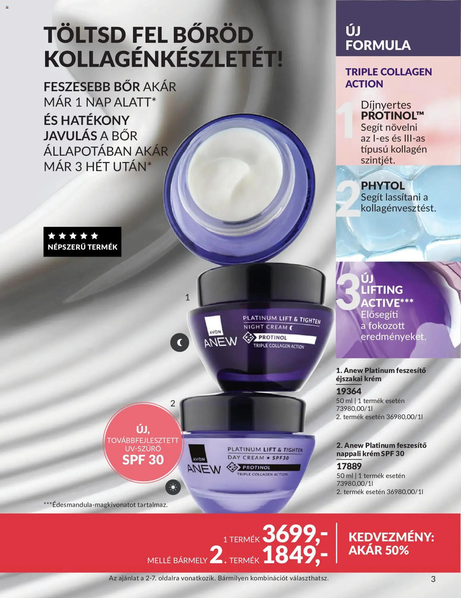 Avon akciós ujság - amely érvényes a következő dátumtól: 01.06.2026 | Oldal: 5 | Termékek: Kollagén, Bor