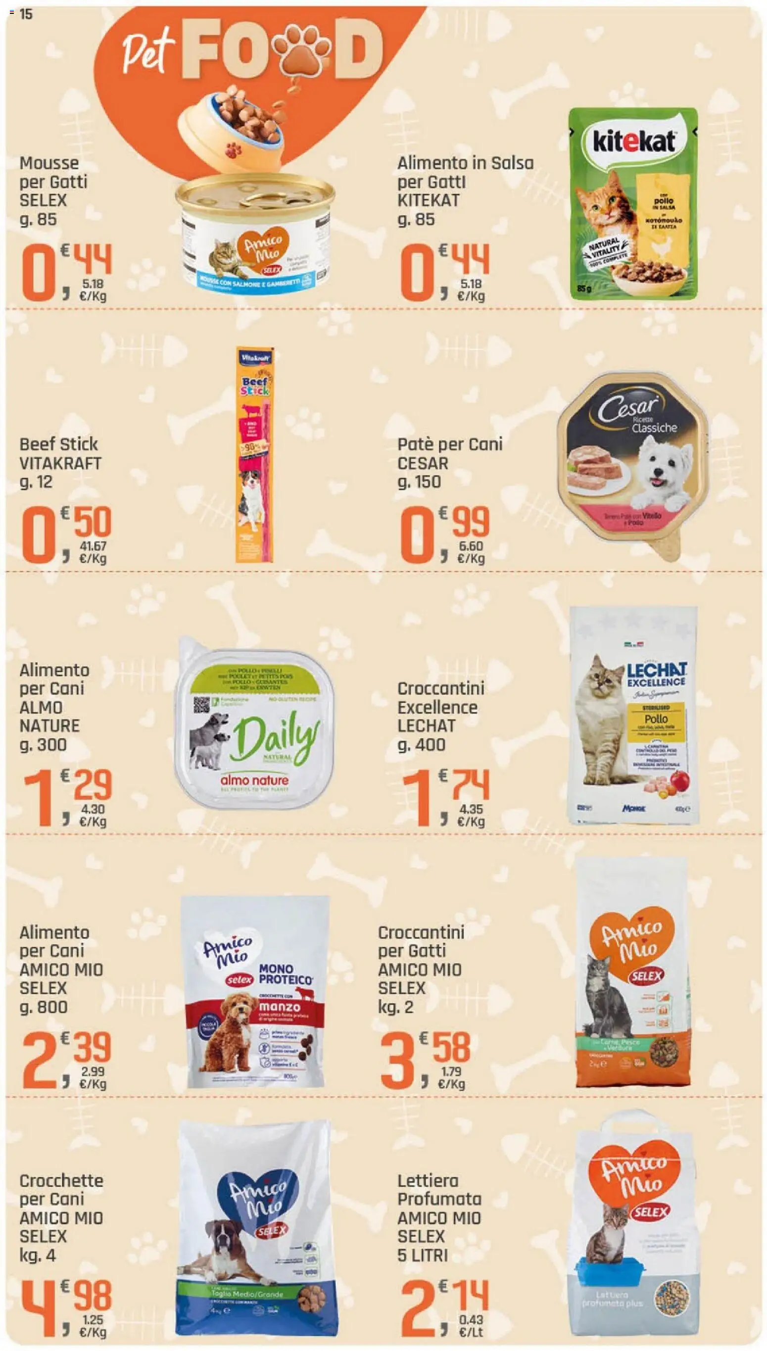 Volantino DOK del 24/09/2026 | Pagina: 15 | Prodotti: Pollo, Salmone, Manzo, Gamberetti