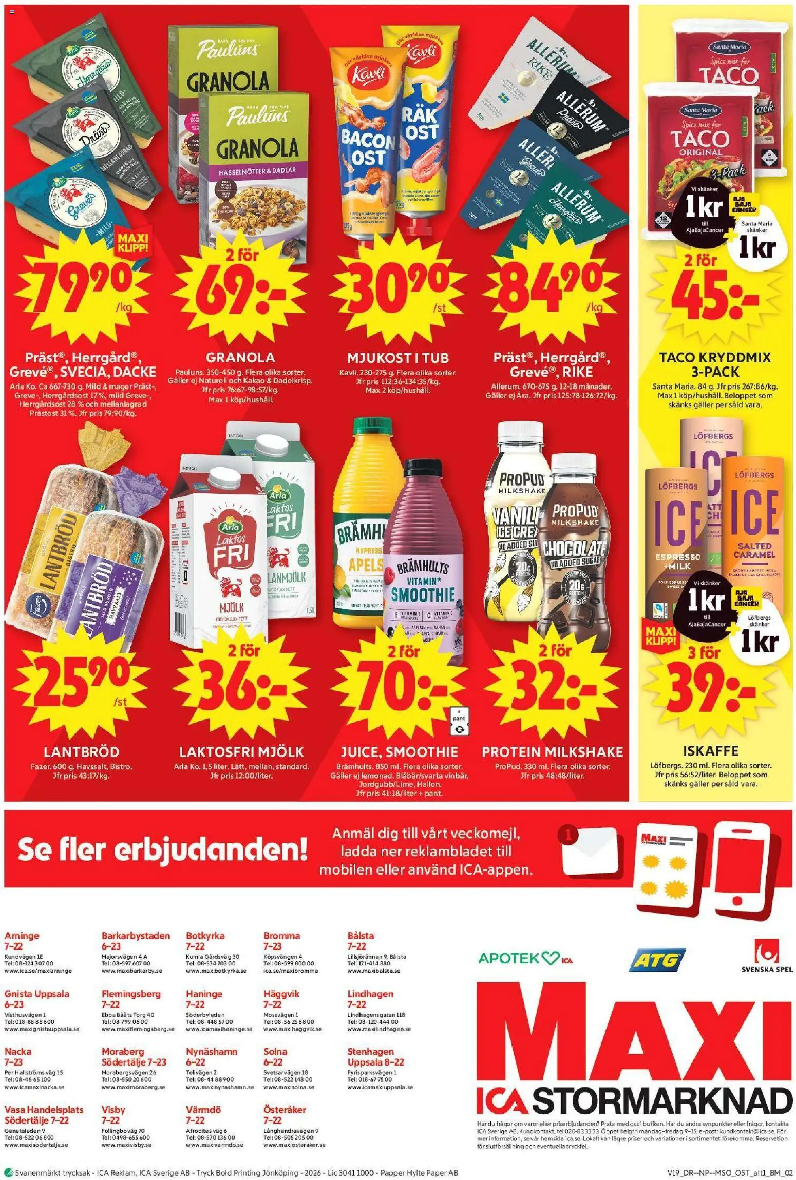 ICA Maxi reklamblad aktuell från 04.05.2026 | Sida: 14