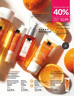 Pré-visualização Catálogo Avon Campanha 7 válido de 01/07/2026 | Página: 27 | Produtos: Sérum, Laranjas, Vitamina c, Creme