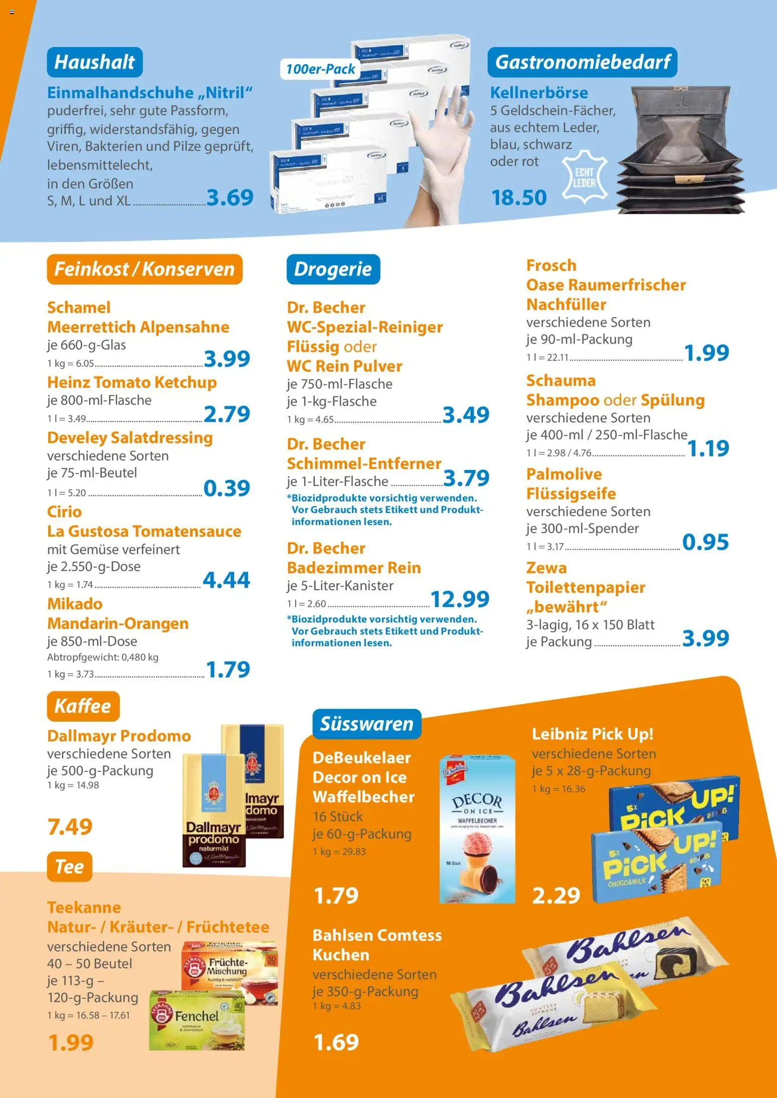 C&C Prospekt – gültig ab 18.05.2026 | Seite: 3 | Produkte: Spülung, Teekanne, Ketchup, Toilettenpapier