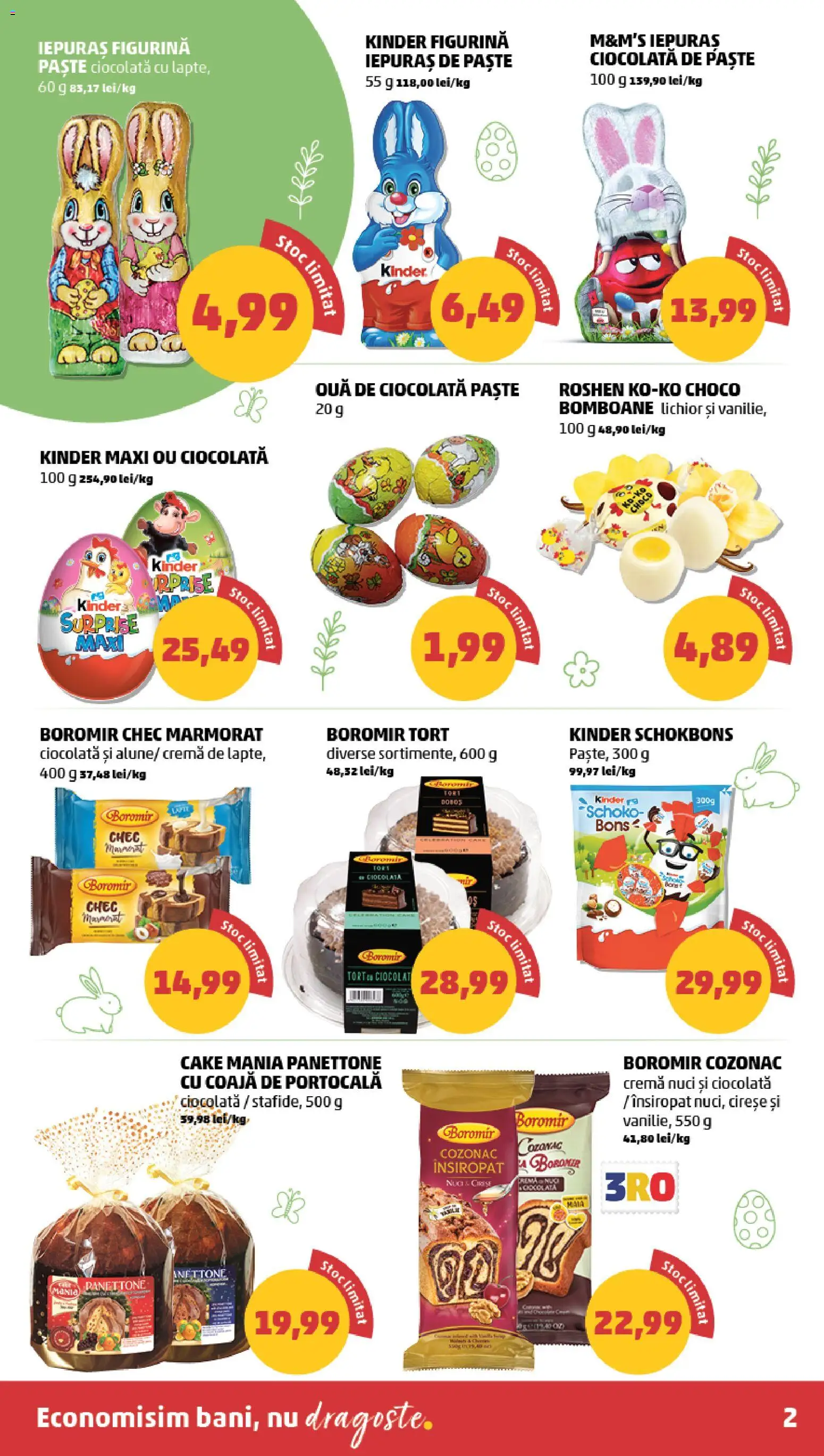 Noul catalog PENNY – valabil de la 25.03.2026 | Pagină: 2 | Produse: Ciocolată, Bomboane, Nuci, Cireșe