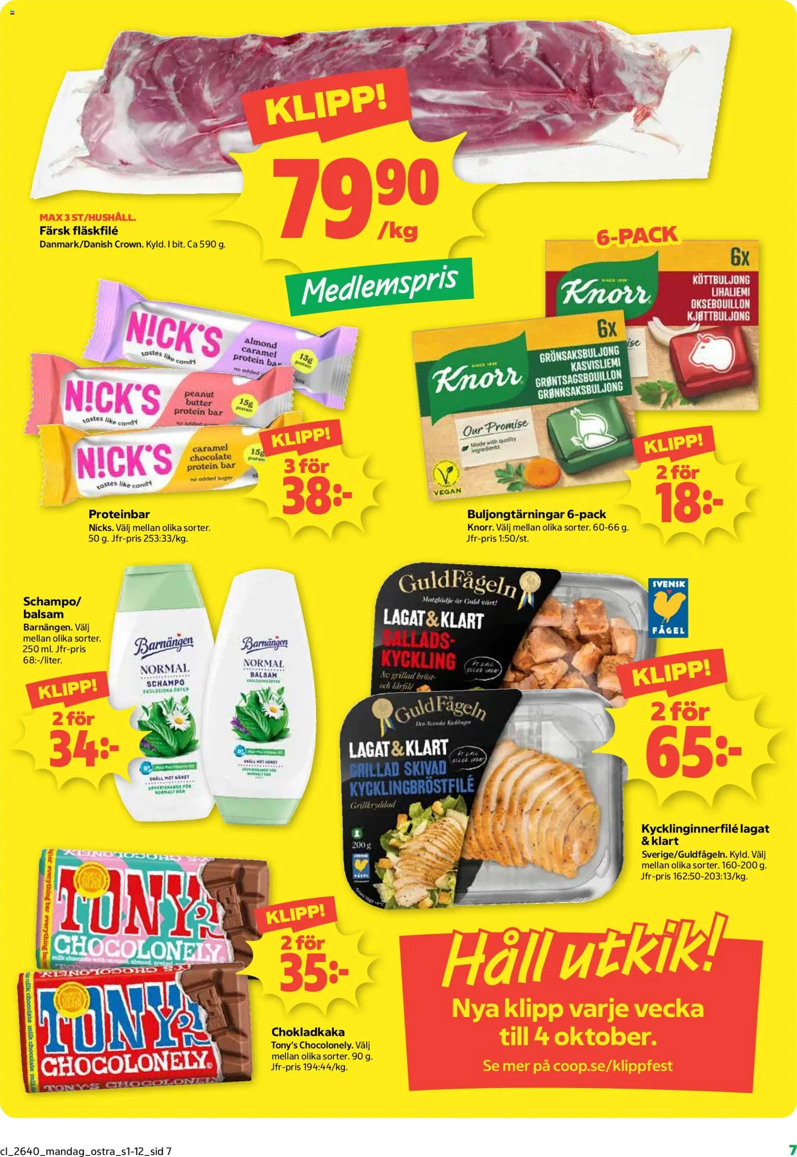 Coop Daglivs reklamblad aktuell från 28/09/2026 | Sida: 7