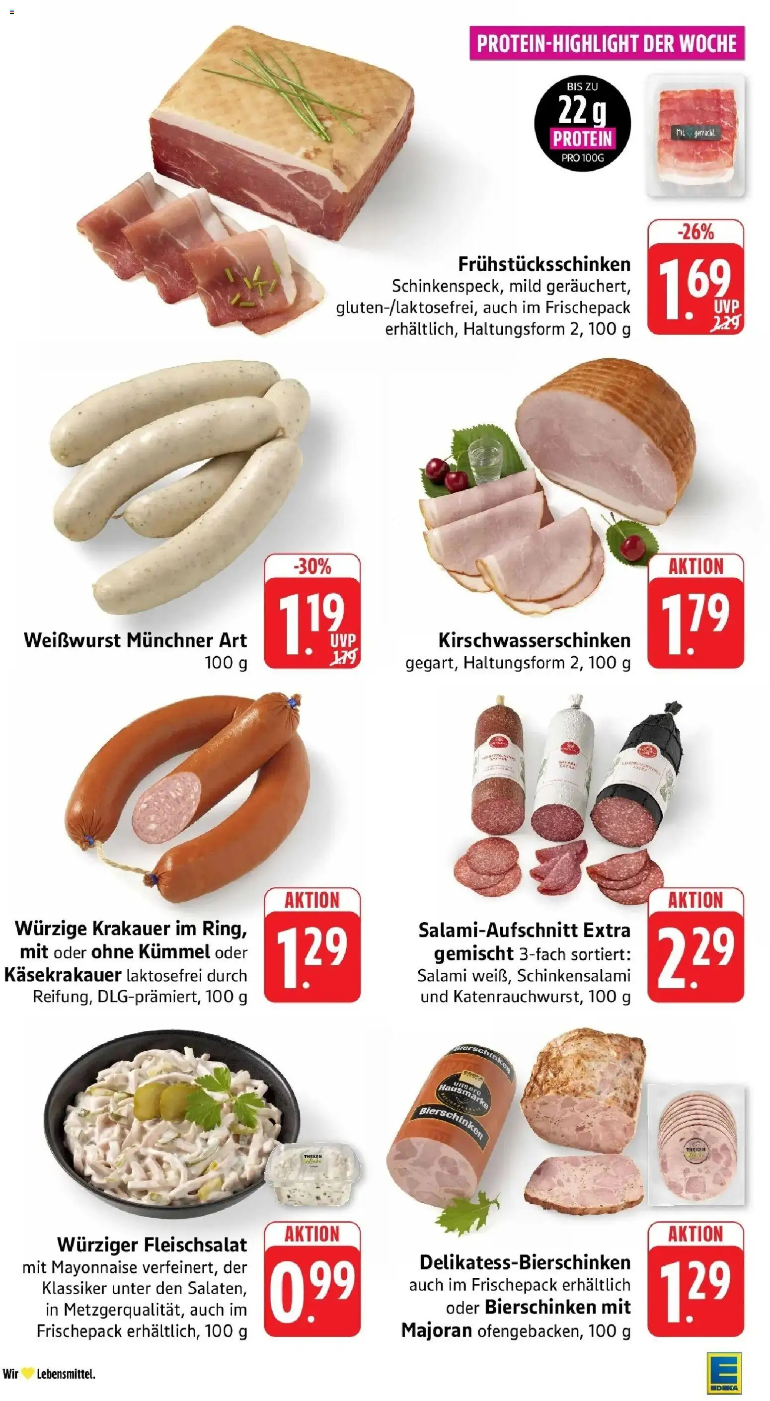 Edeka Prospekt Göppingen-Ursenwang (ab 14.09.2026) » Angebote Online | Seite: 5 | Produkte: Weißwurst, Mayonnaise, Salami
