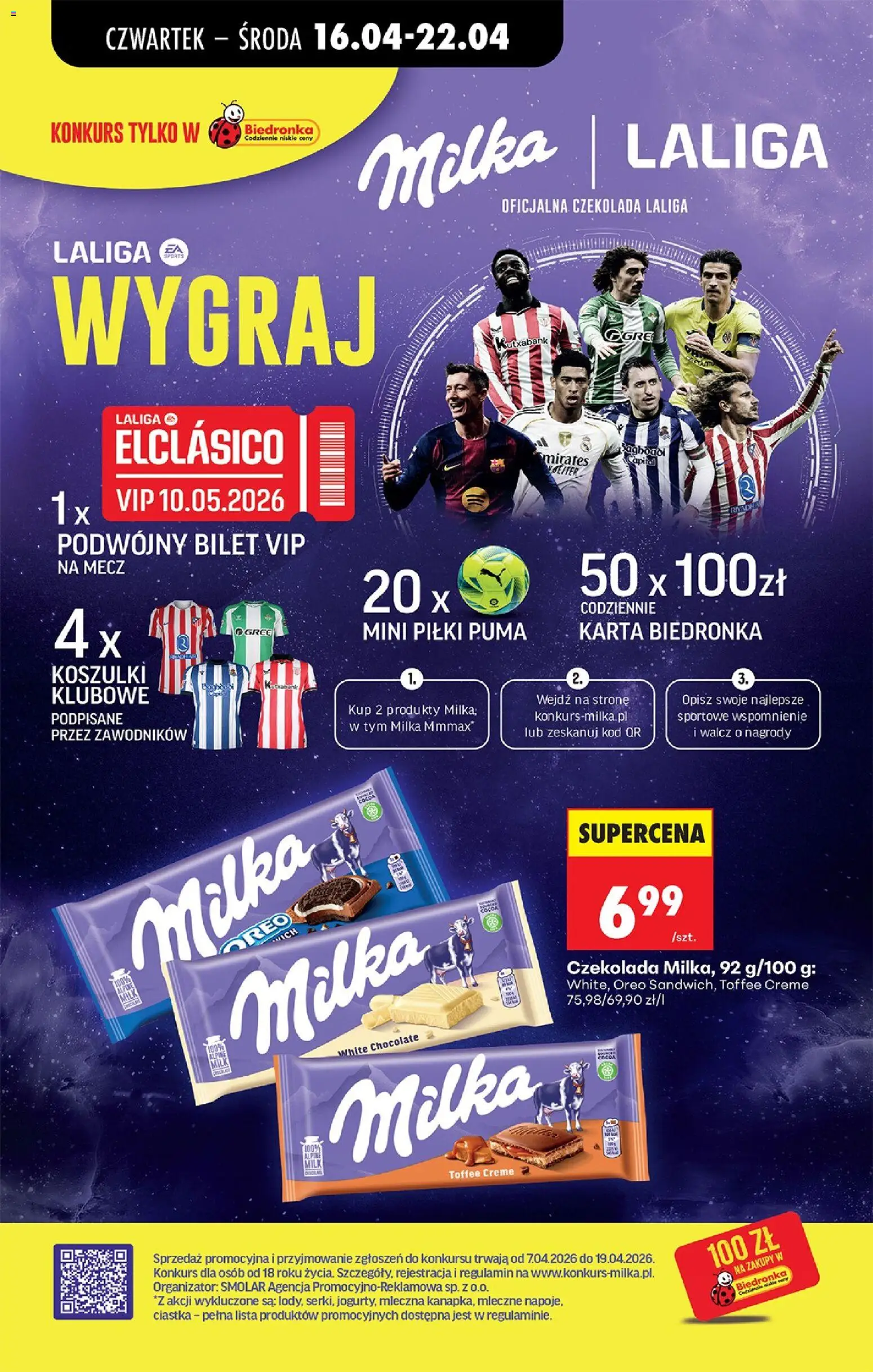 Biedronka Polsko leták - Codziennie niskie ceny od 16.04.2026 | Strana: 65 | Produkty: Milka, Oreo