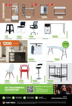Fair Price specials catalogue – valid from 01.06.2026 | Page: 24 | Products: Desk, Stool, Table, Chair