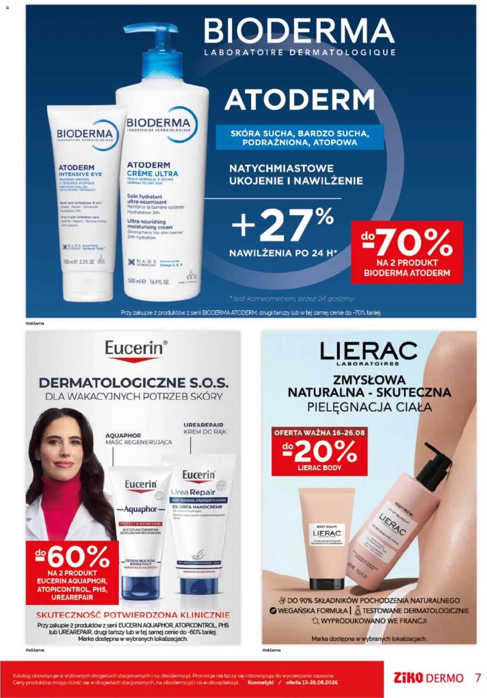 Ziko gazetka od 13.08.2026 | Strona: 7 | Produkty: Kosmetyki, Body, Krem do rąk, Krem