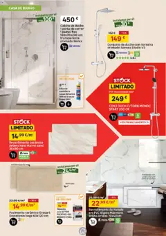Pré-visualização Leroy Merlin Catálogo válido de 30.04.2026 | Página: 5 | Produtos: Pavimento cerâmico, Porta, Torneira, Banho